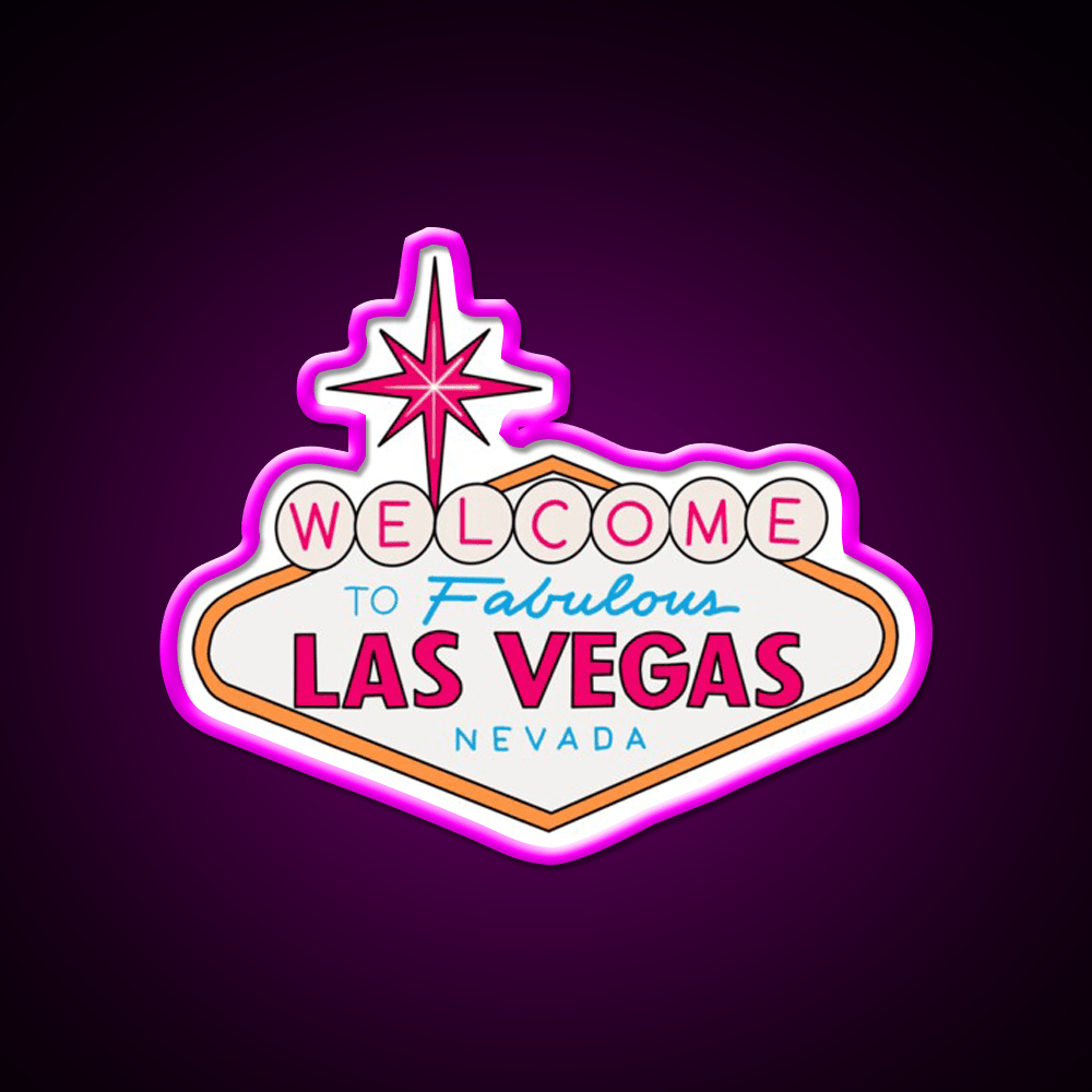 Las Vegas Welcome Led Neon Sign Open Sign Rgb Color - Shineneon
