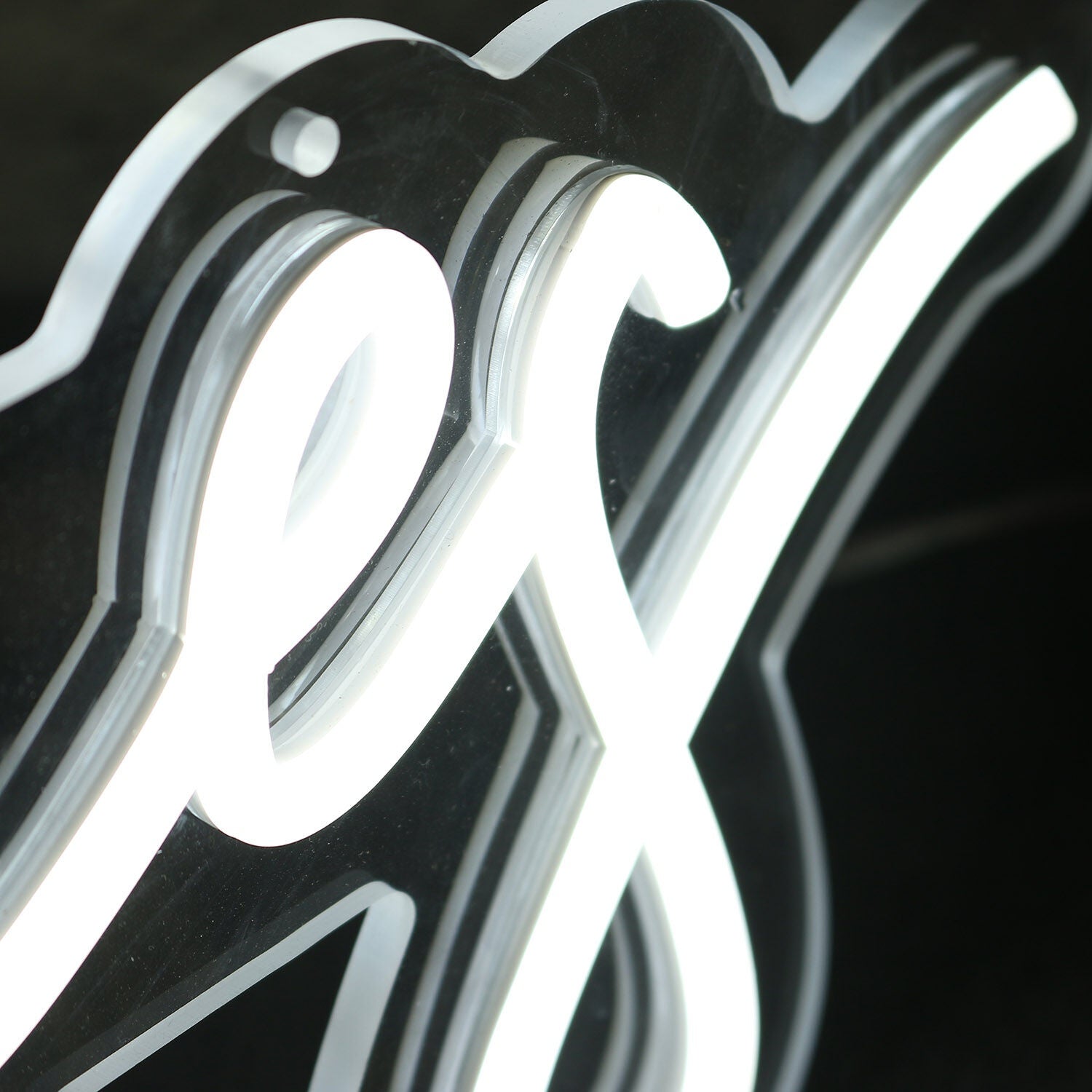 Lashes White Led Neon Sign - Shineneon