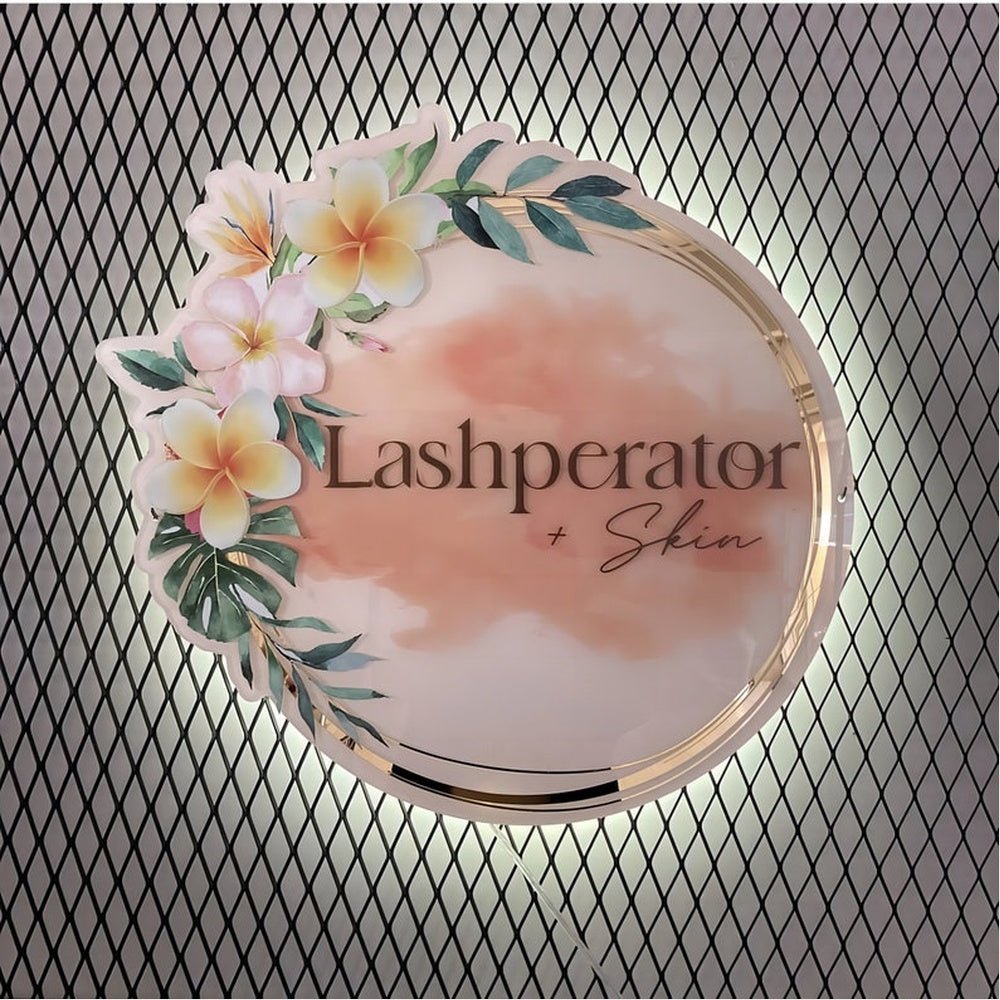 Lashperator Acrylic Business Logo Sign - Shineneon