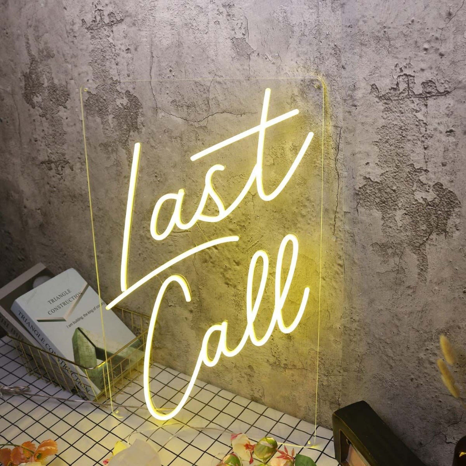 Last Call Yellow Led Neon Sign - Shineneon
