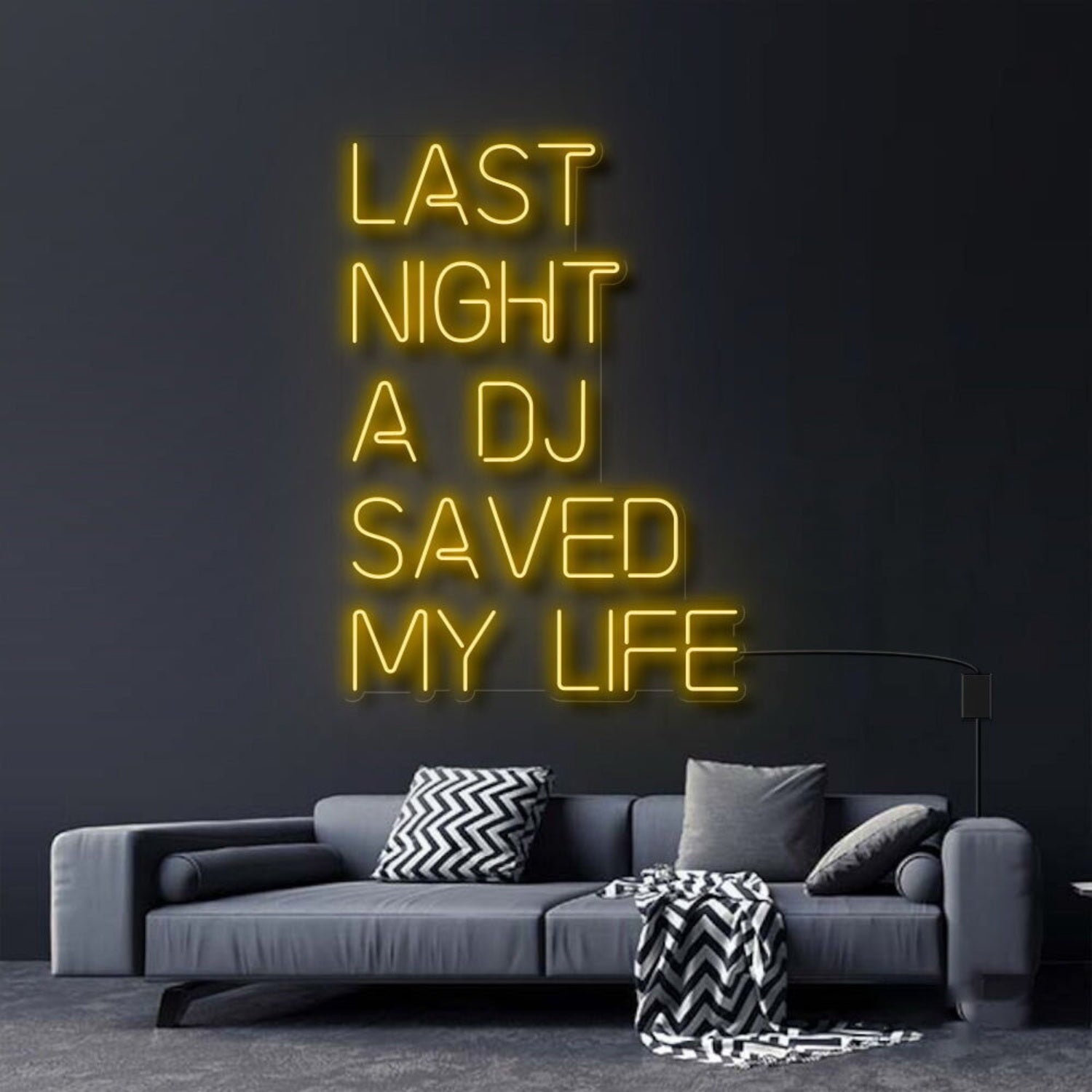 Last Night A Dj Saved My Life Neon Sign For Music Lovers | Shineneon