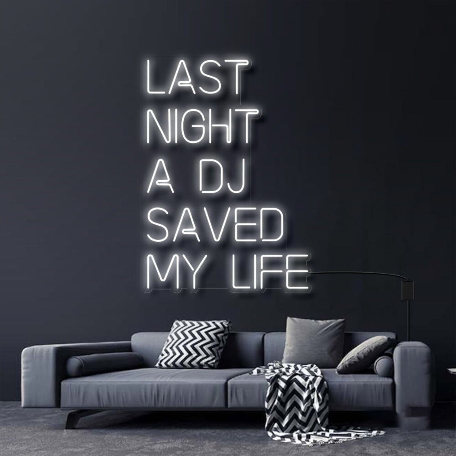 Last Night A Dj Saved My Life Neon Sign For Music Lovers | Shineneon