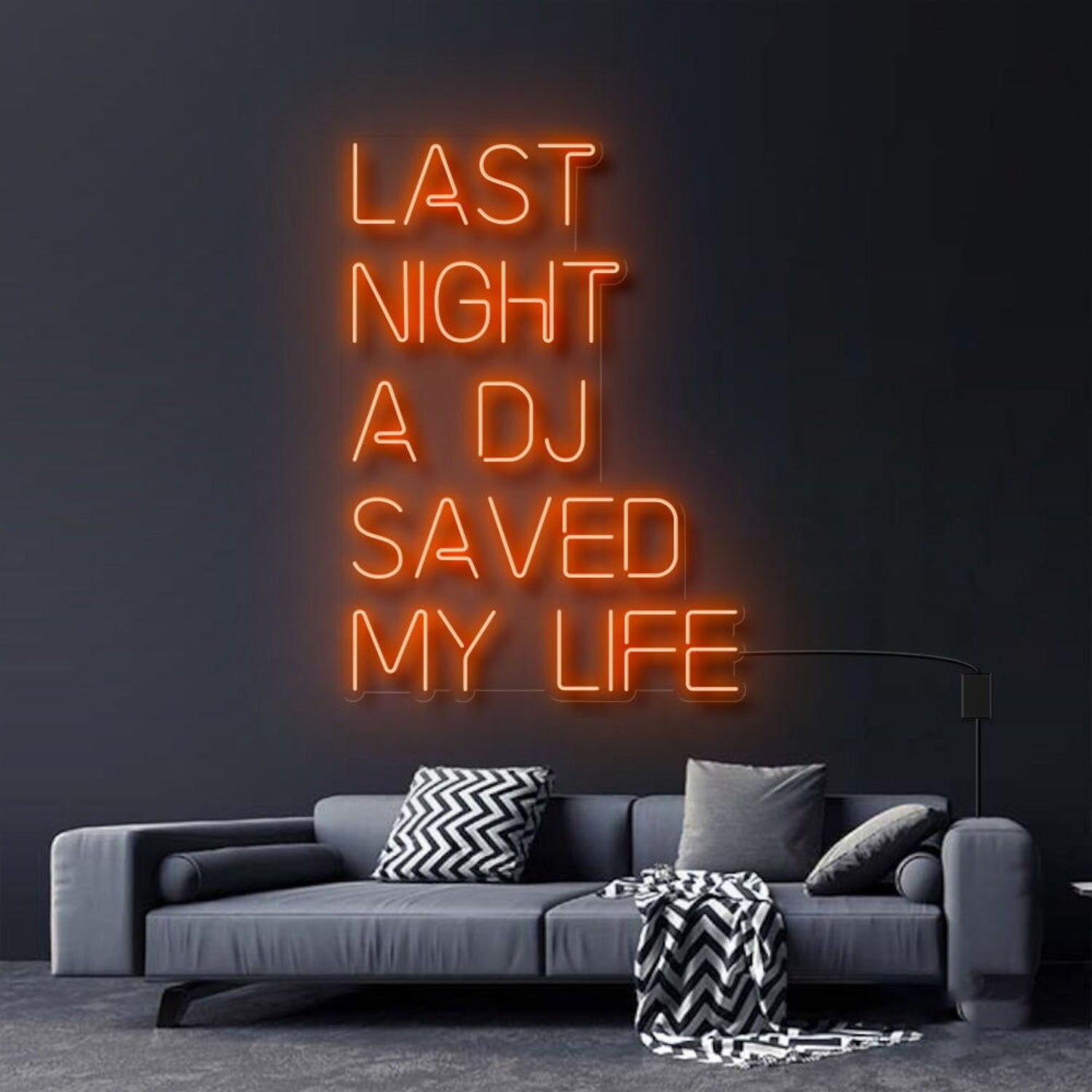 Last Night A Dj Saved My Life Neon Sign For Music Lovers | Shineneon