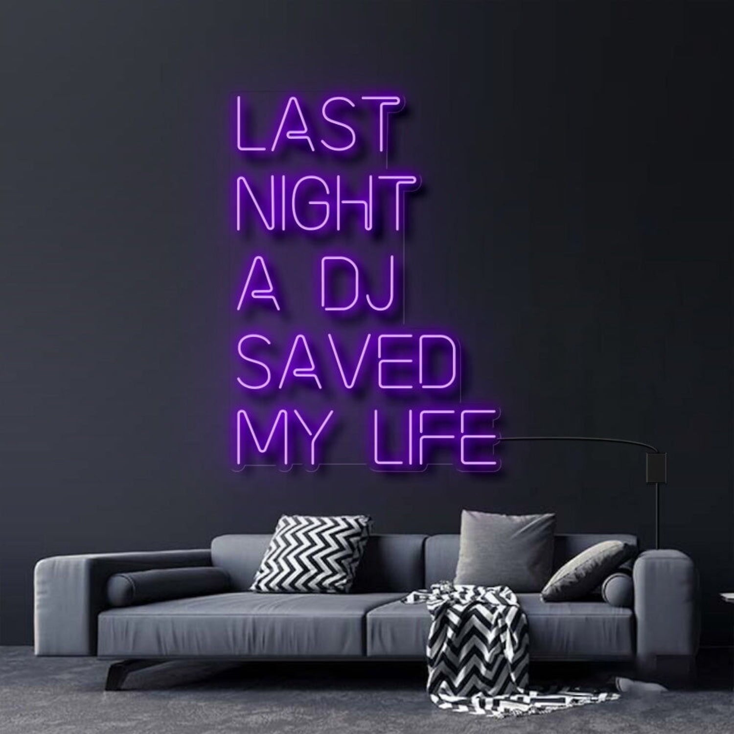 Last Night A Dj Saved My Life Neon Sign For Music Lovers | Shineneon