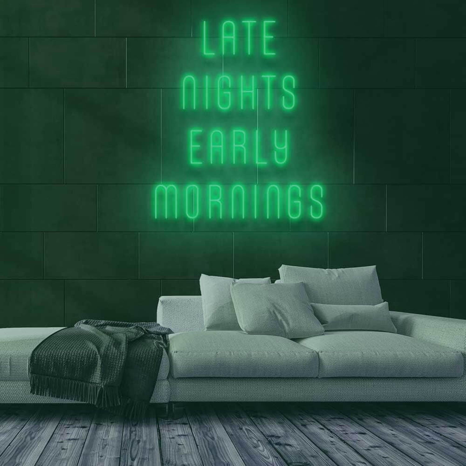 Late Nights Early Mornings Led Neon Sign | Shineneon