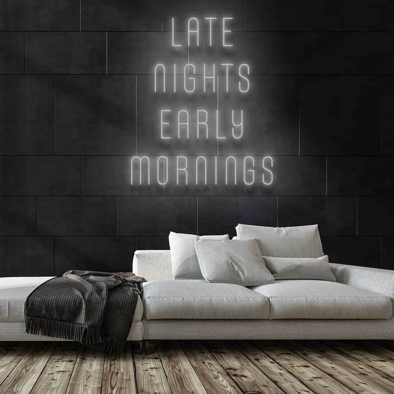 Late Nights Early Mornings Led Neon Sign | Shineneon