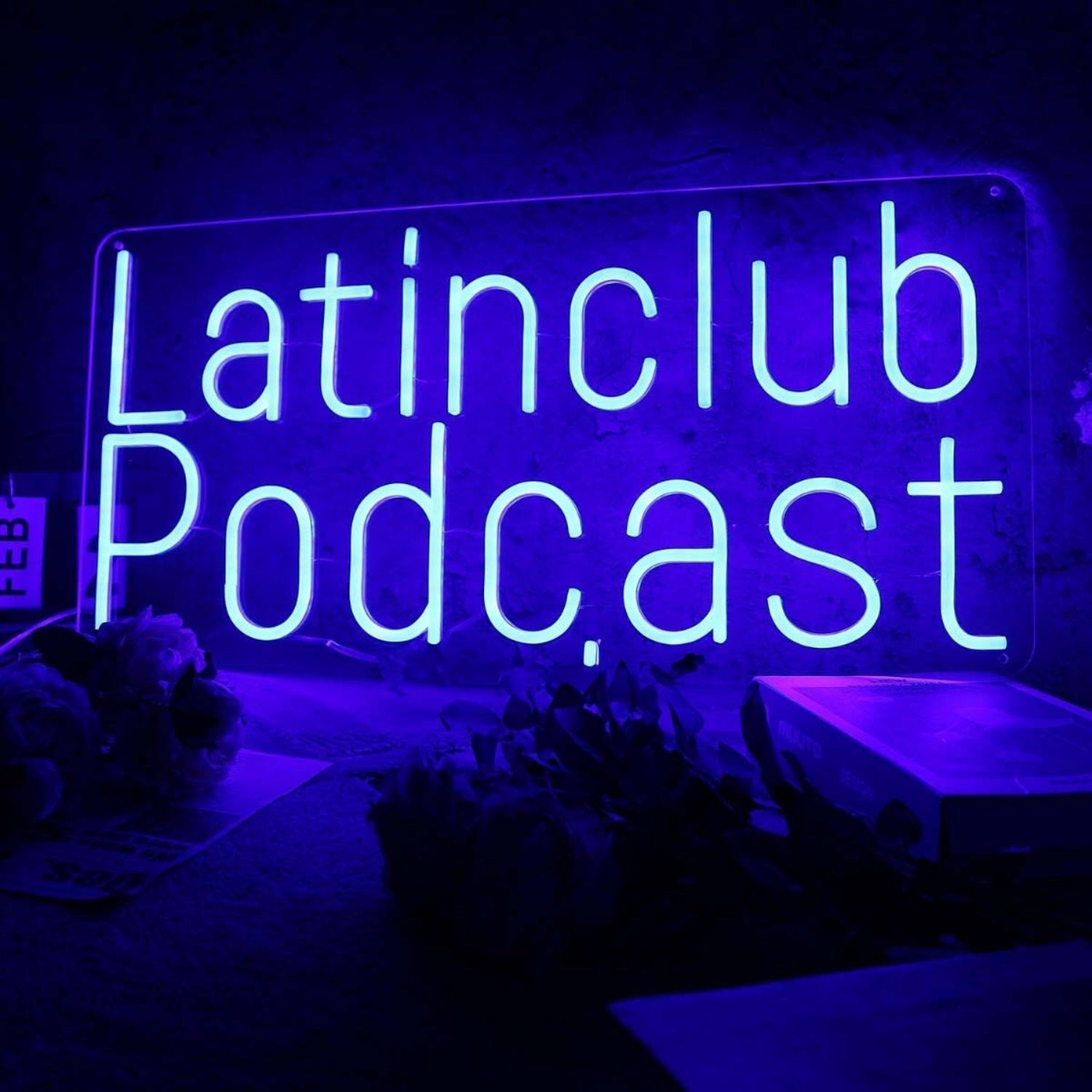 Latinclub Podcast Blue Led Neon Sign - Shineneon
