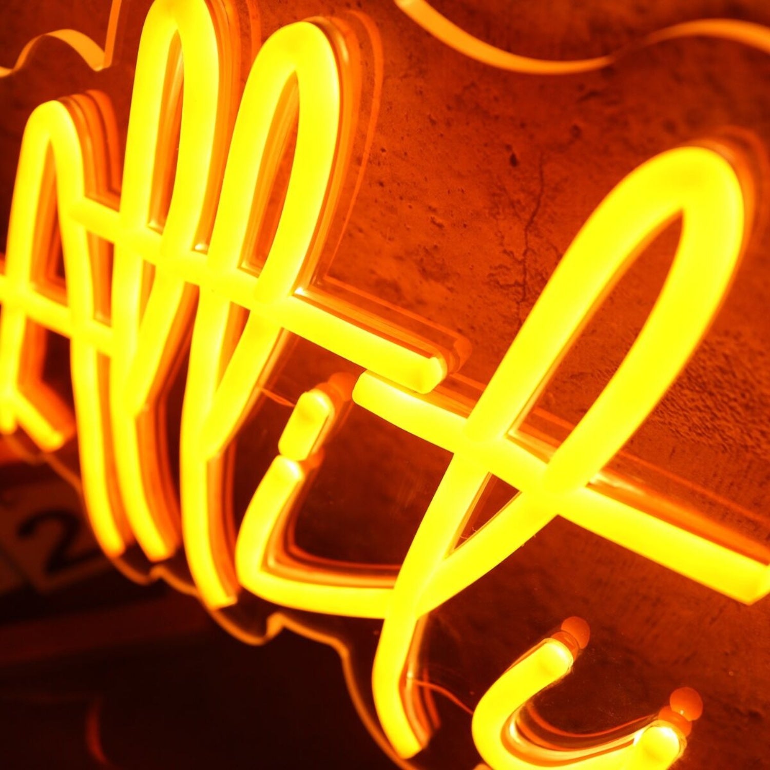 Lattitude Lounge Orange Led Neon Sign | Shineneon