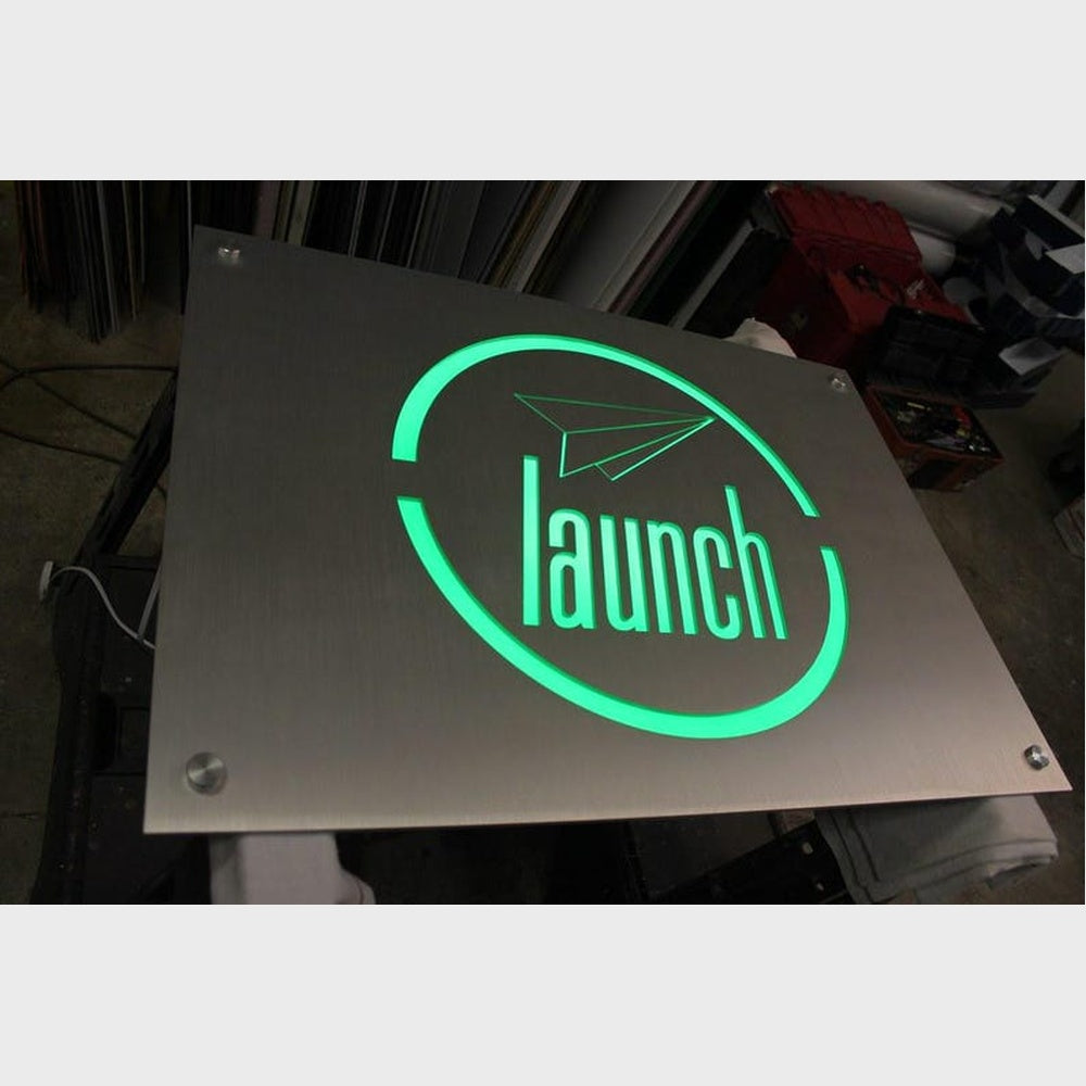 Launch 3D Frontlit Channel Letters Led Light Sign