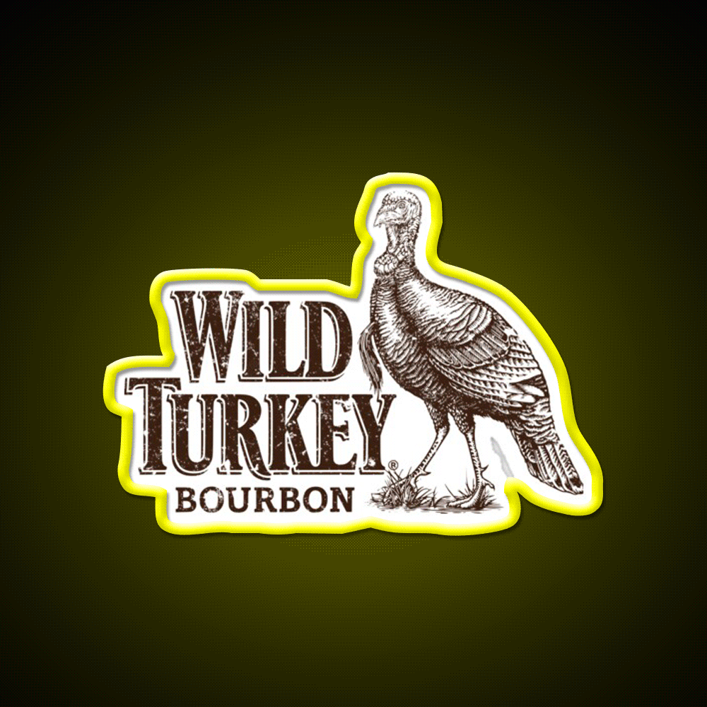 Lawrenceburg Wild Turkey Bourbon Whiskey Drink Bar Led Neon Sign Rgb Color