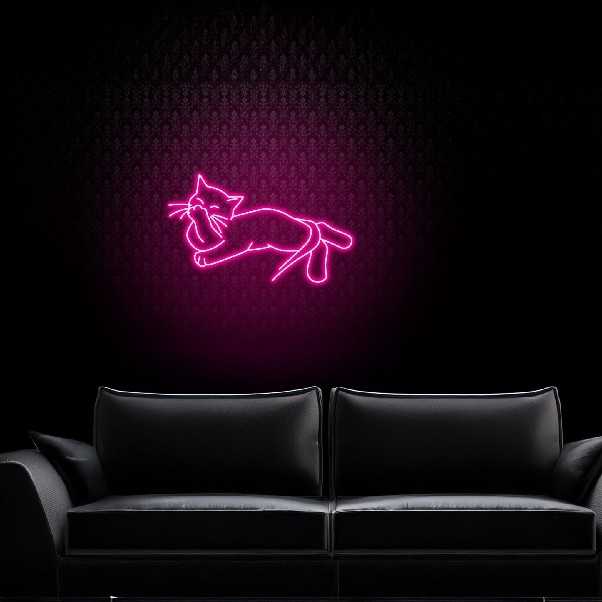 Lazy Cat Led Sign - Shineneon