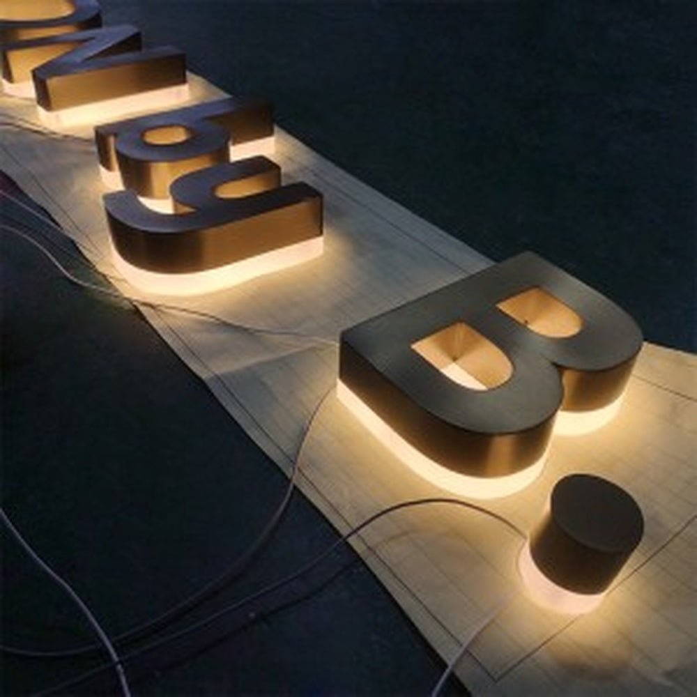 Le Salon By 3D Backlit Channel Letters Led Light Sign - Shineneon