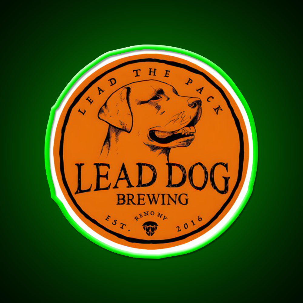 Lead Dog Brewery Beer Bar Decor Led Neon Sign Rgb Color