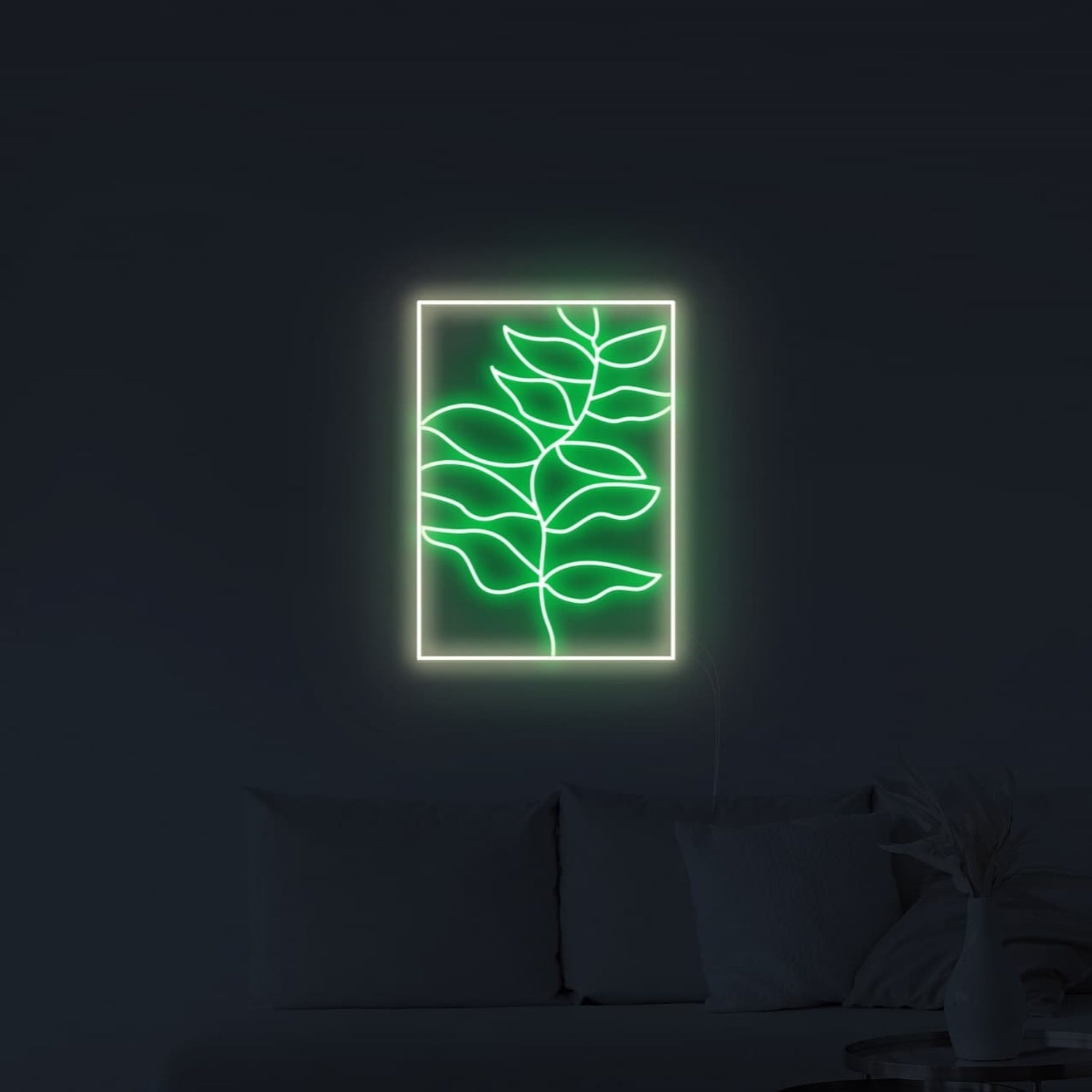 Leaf Painting Led Neon Sign Wall Art | Shineneon