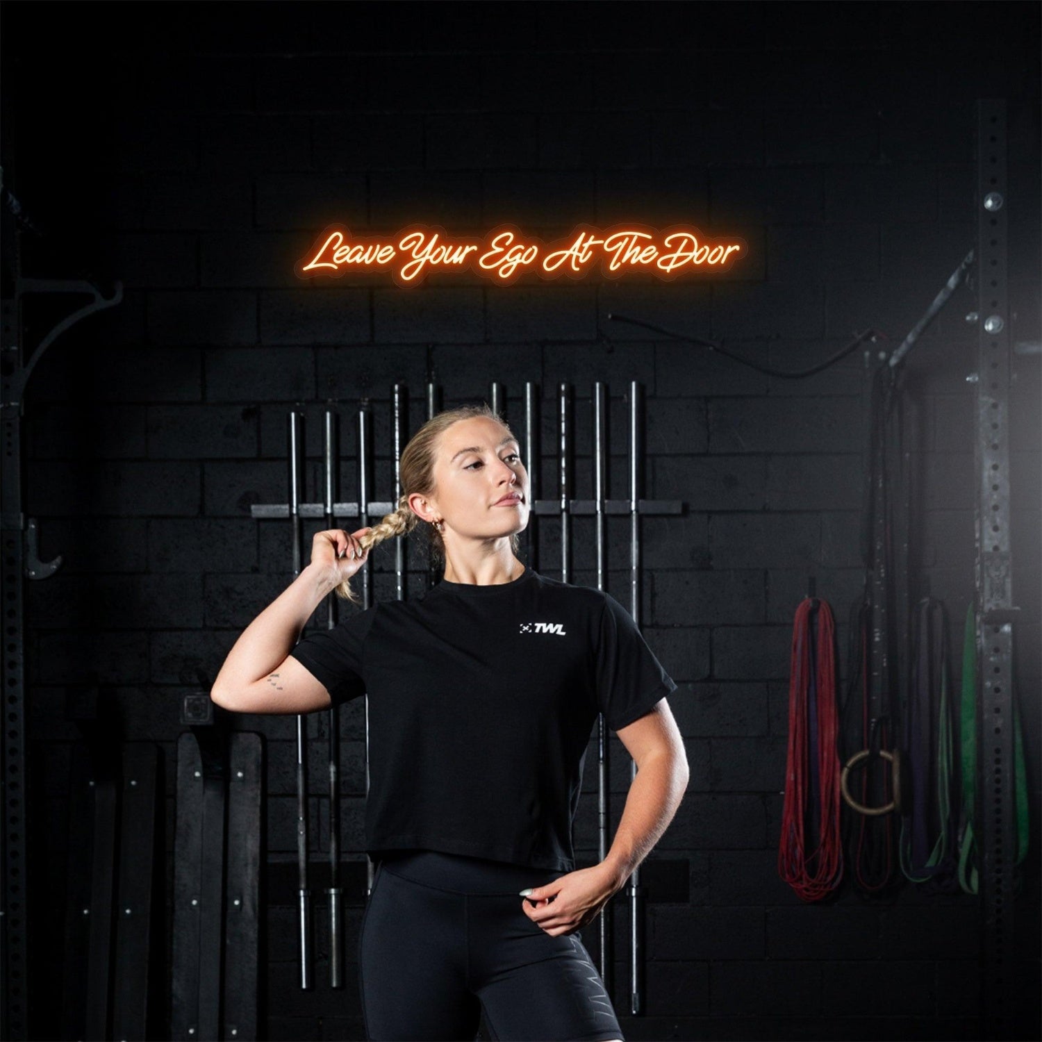 Leave Your Ego Handwritten Green Gym Led Neon Sign | Shineneon