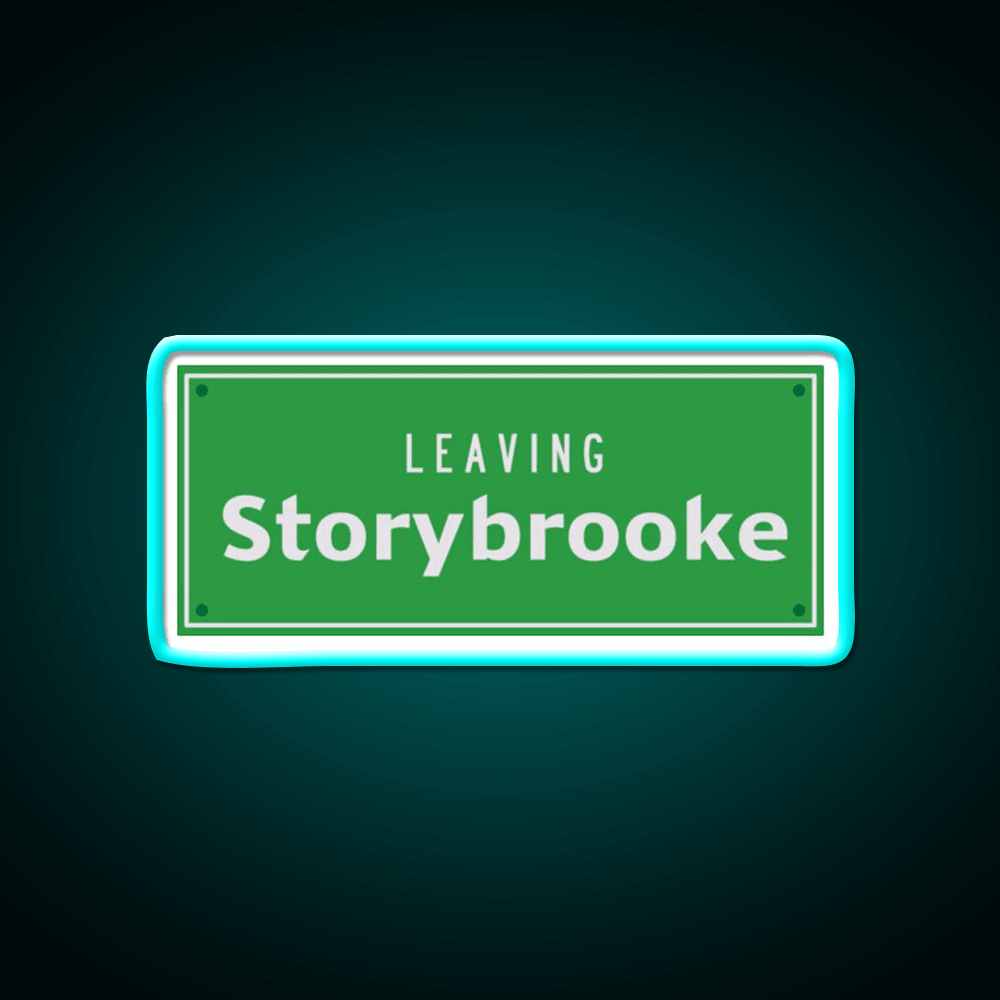 Leaving Storybrooke Welcome Led Neon Sign Open Sign Rgb Color - Shineneon