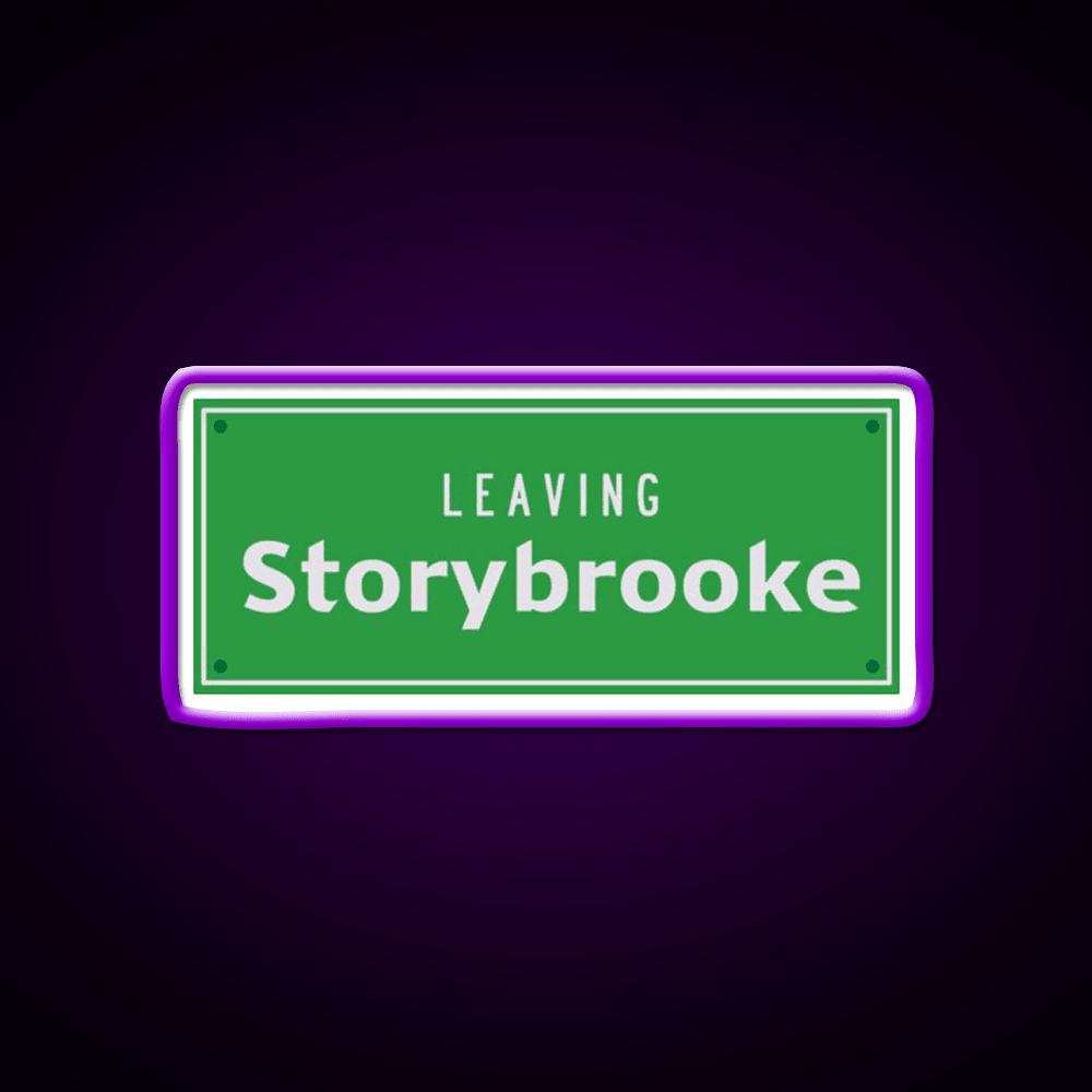 Leaving Storybrooke Welcome Led Neon Sign Open Sign Rgb Color - Shineneon