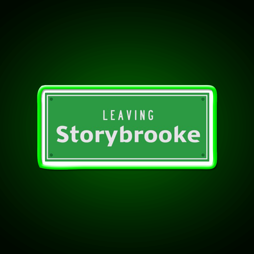 Leaving Storybrooke Welcome Led Neon Sign Open Sign Rgb Color - Shineneon