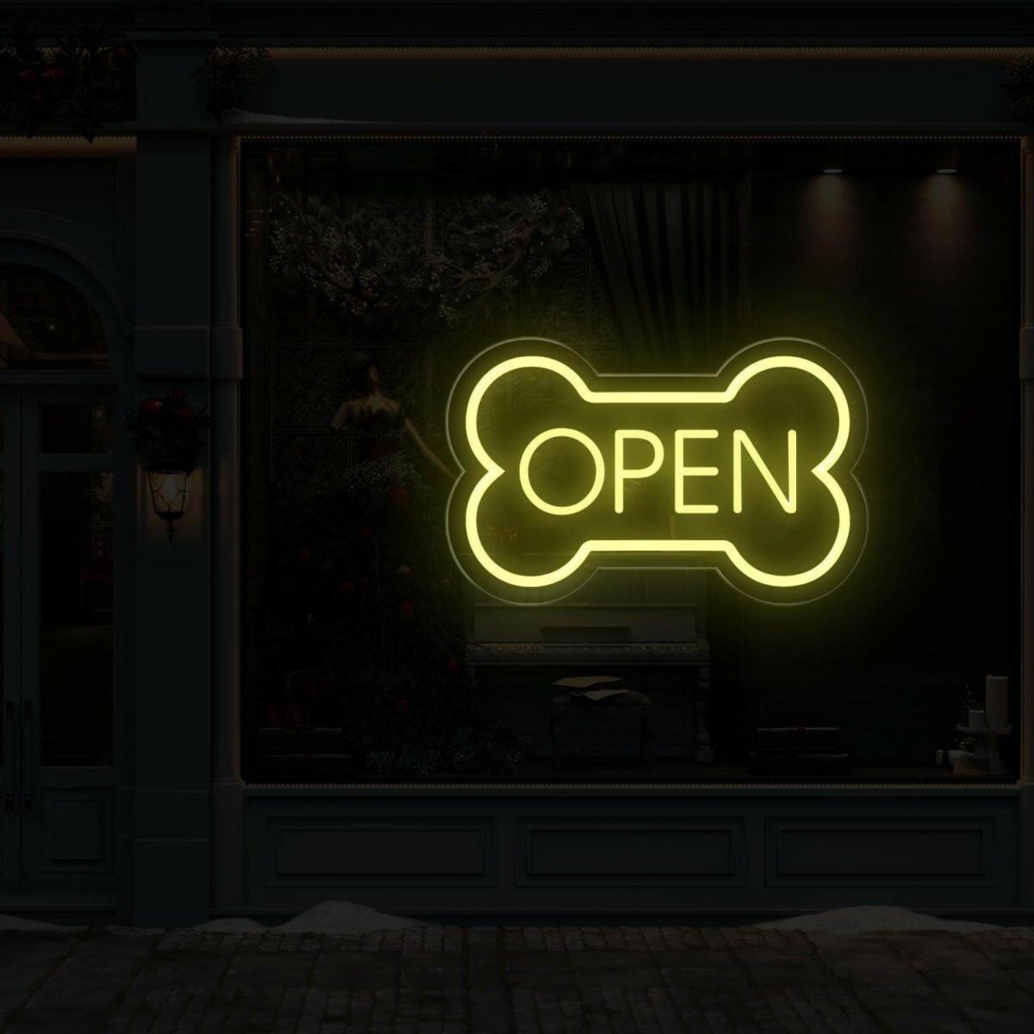 Led Dog Bone Led Neon Open Sign | Shineneon