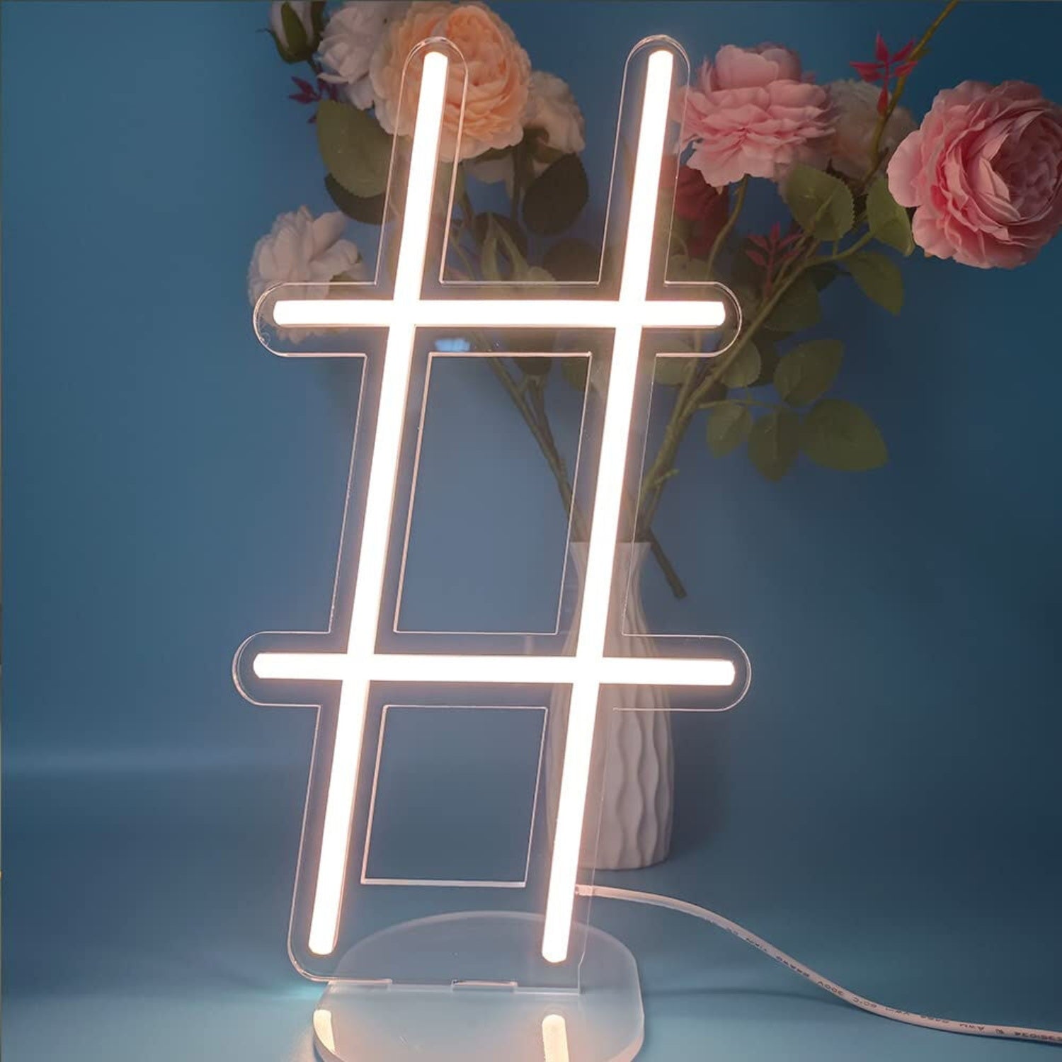 Led Shaped Hashtag Led Neon Sign For Home Decor | Shineneon