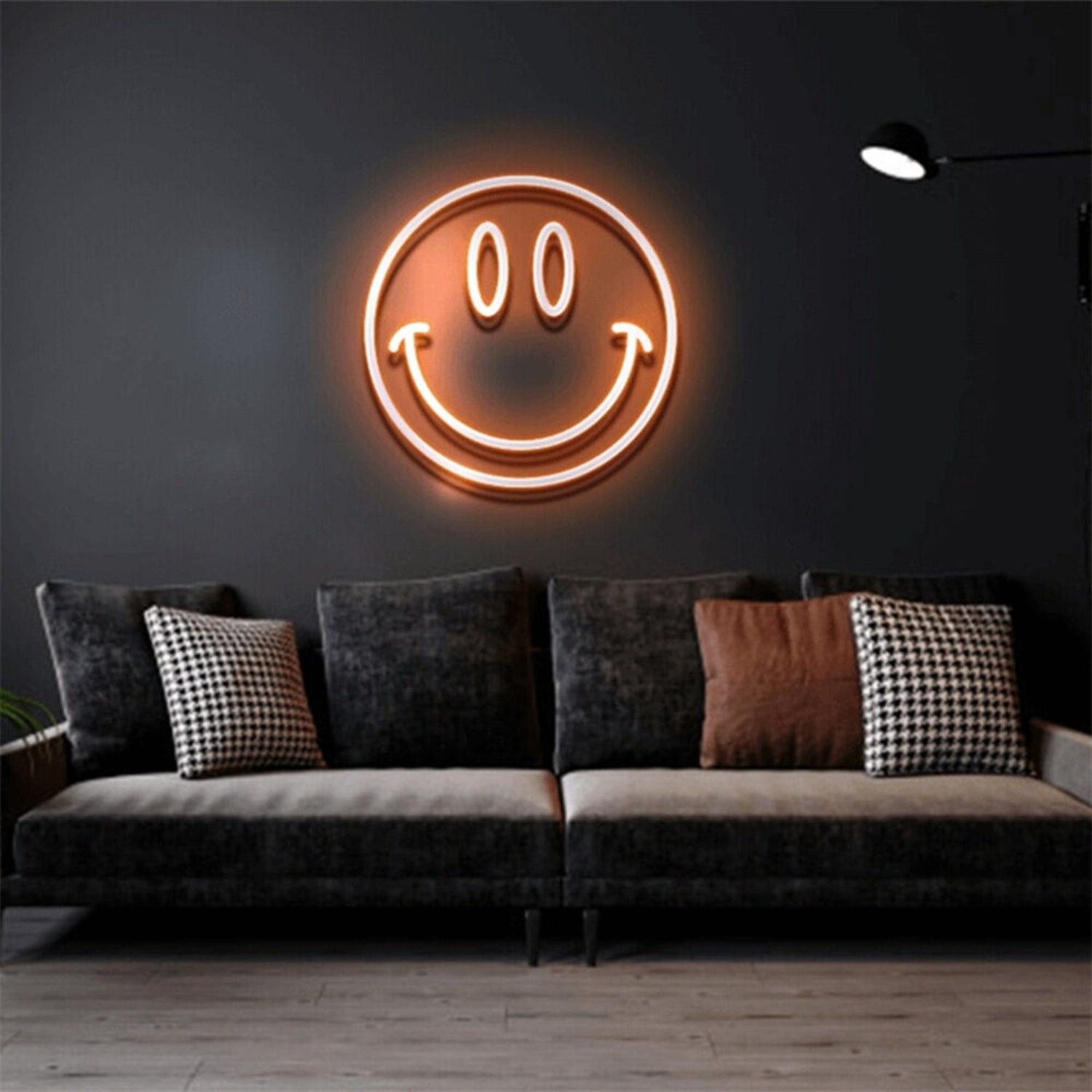 Led Wall Decsmile Face Led Neon Sign Home Office Bars | Shineneon
