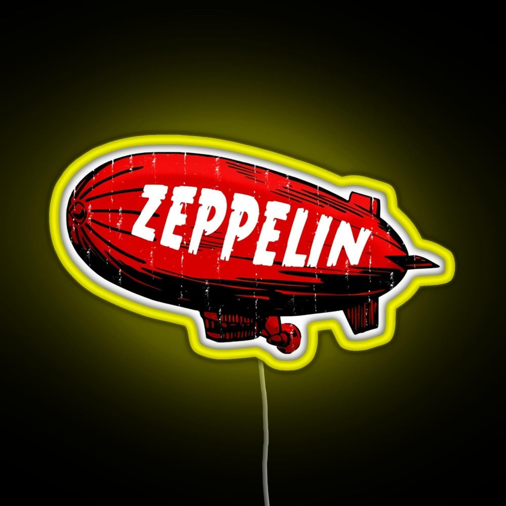 Led Zepelin Vintage Vmstp Rgb Neon Sign