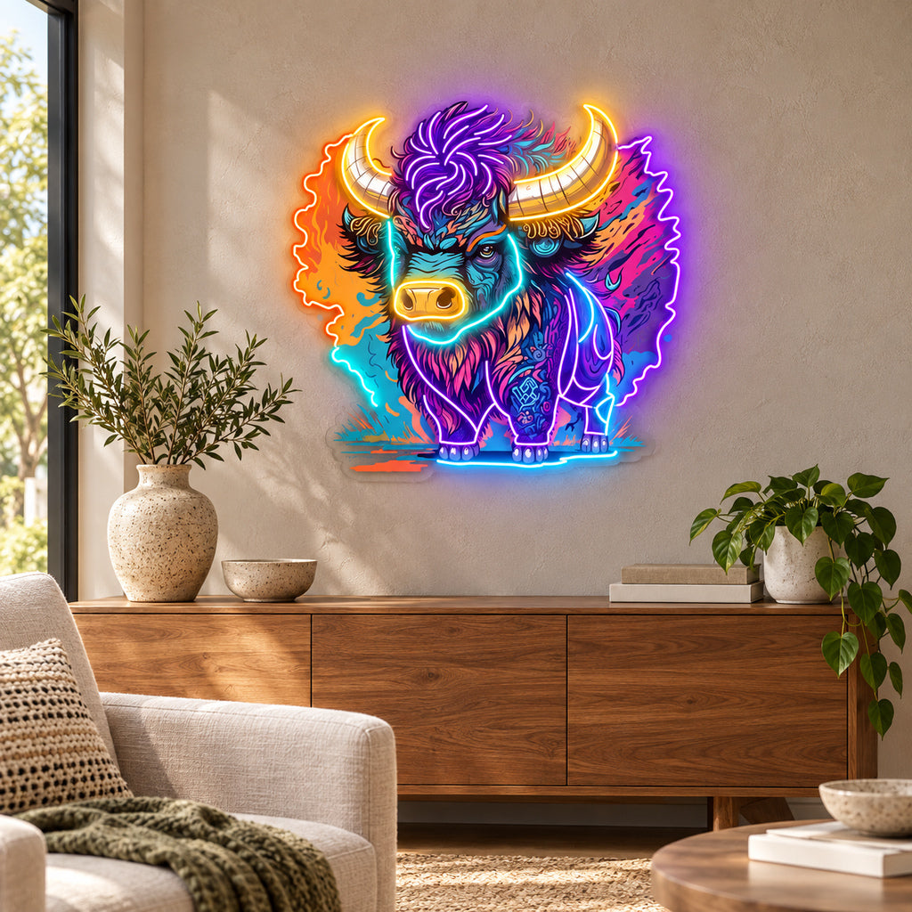 Mystic Bison LED Neon Sign — original product image 02