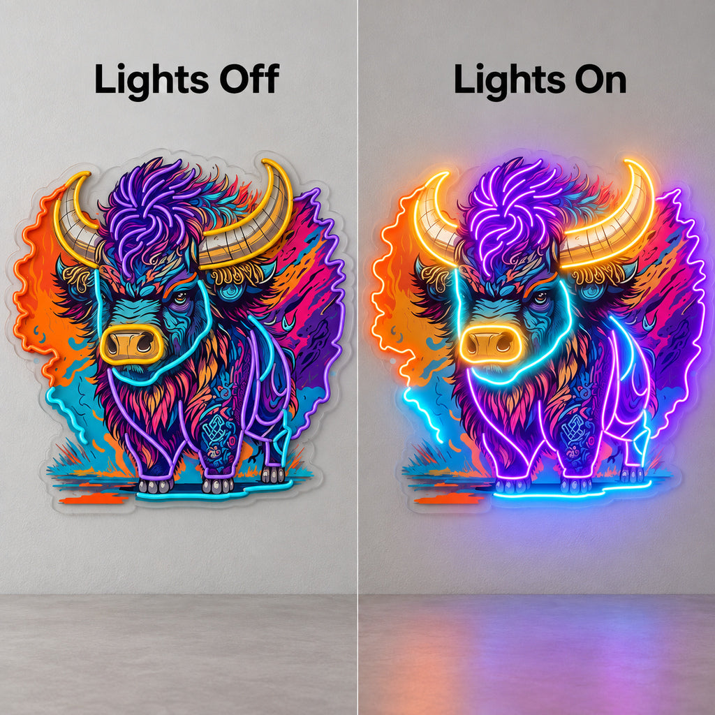 Mystic Bison LED Neon Sign — original product image 05