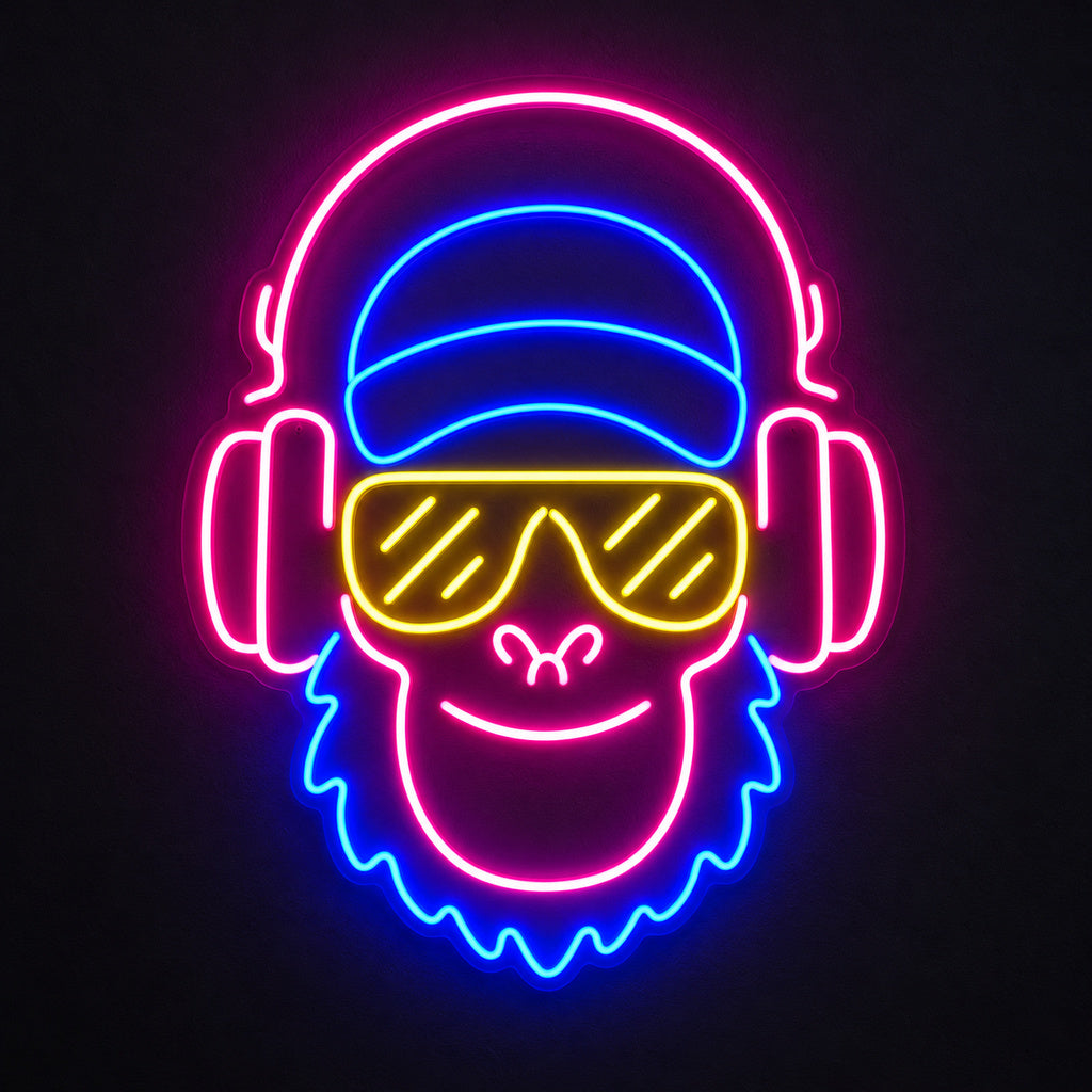 Music Monkey LED Neon Sign main product image