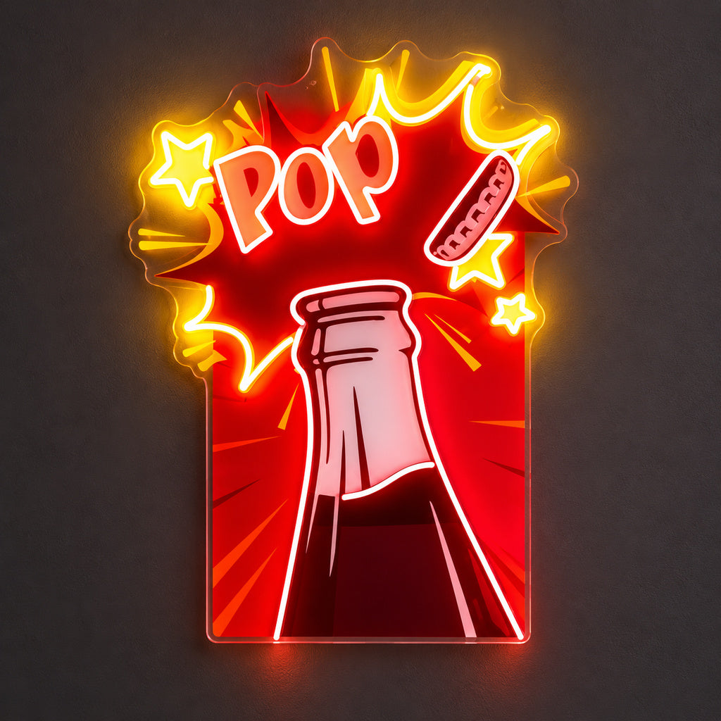 Pop Soda Bottle LED Neon Sign main product image