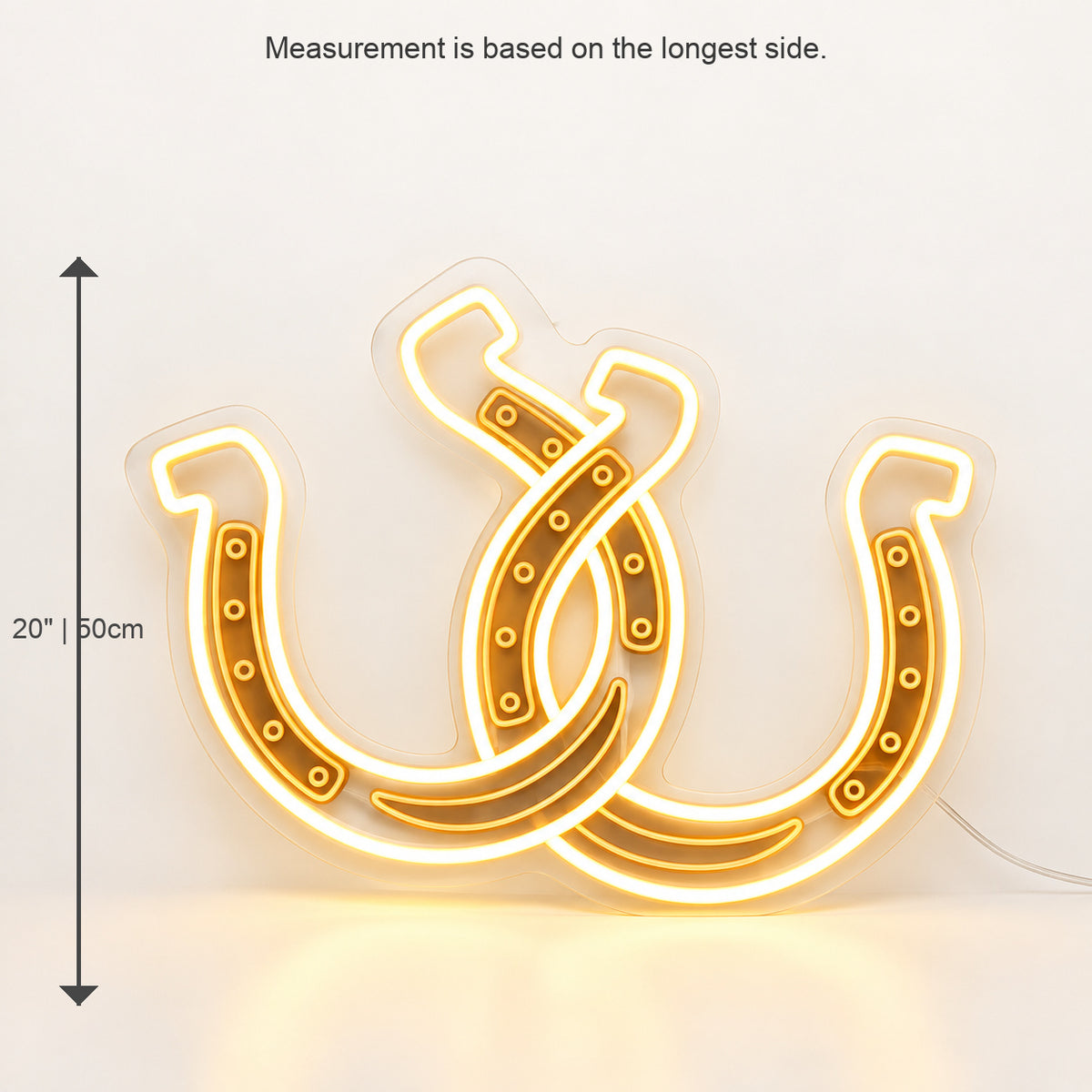 Horseshoe Bar Table LED Neon Sign image 05