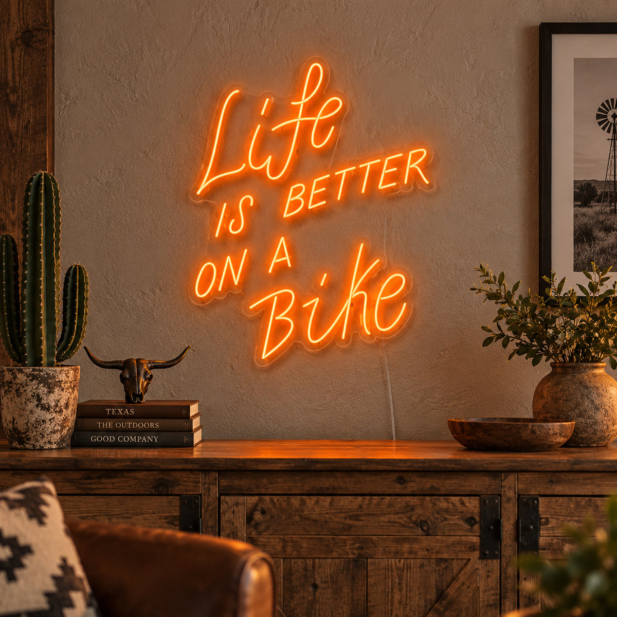Life Is Better On A Bike LED Neon Sign image 01