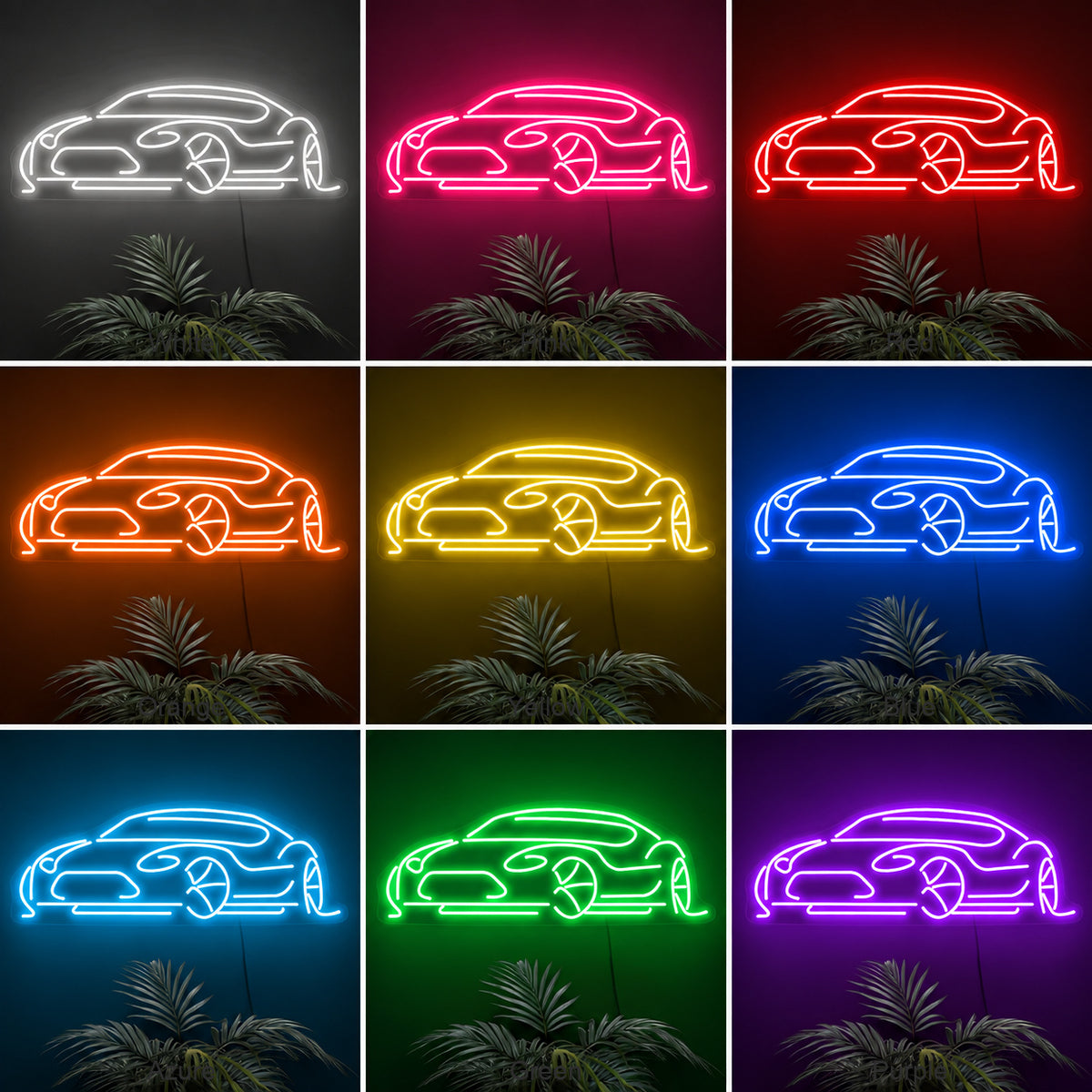 Low Profile Sports Car LED Neon Sign image 04