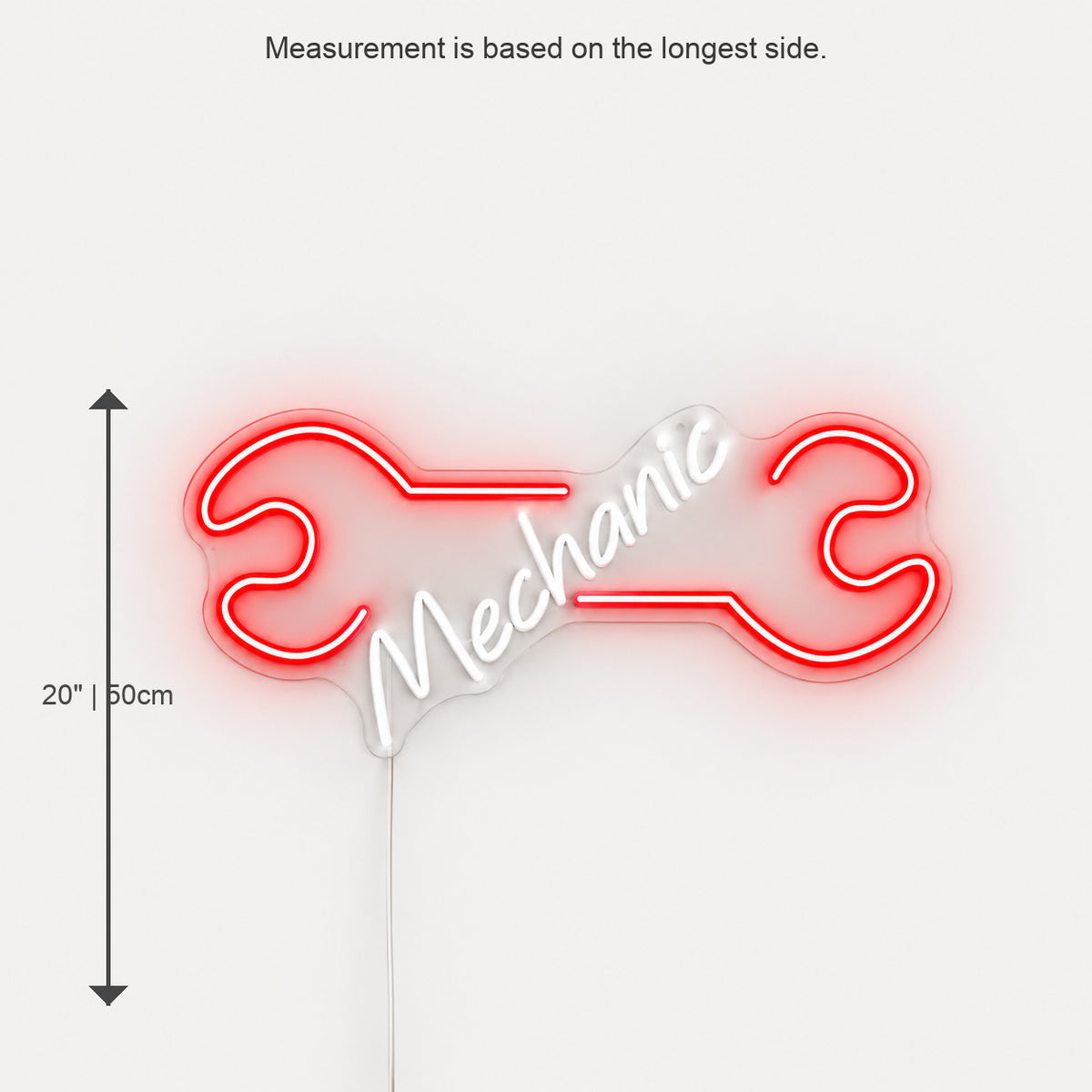 Mechanic Wrench LED Neon Sign image 05