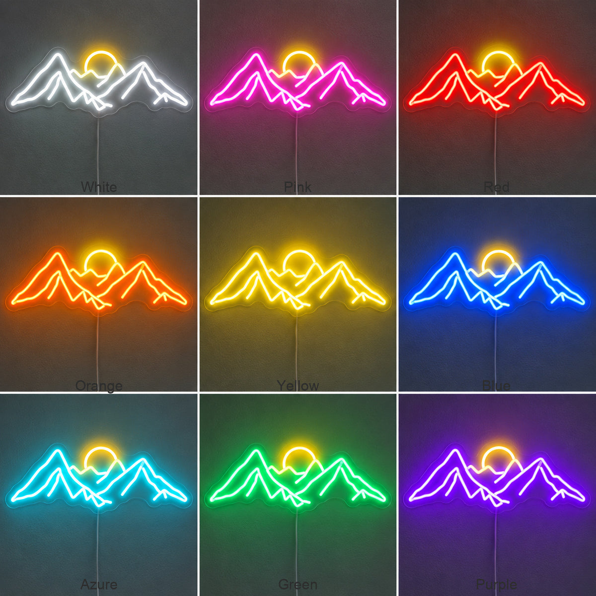 Mountain Sun LED Neon Sign image 04