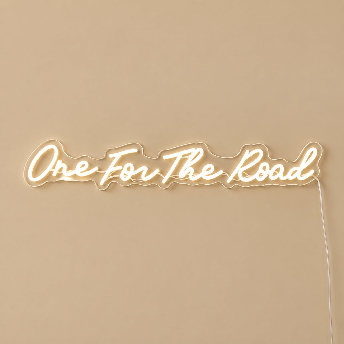 One For The Road Script Garage LED Neon Sign image 06