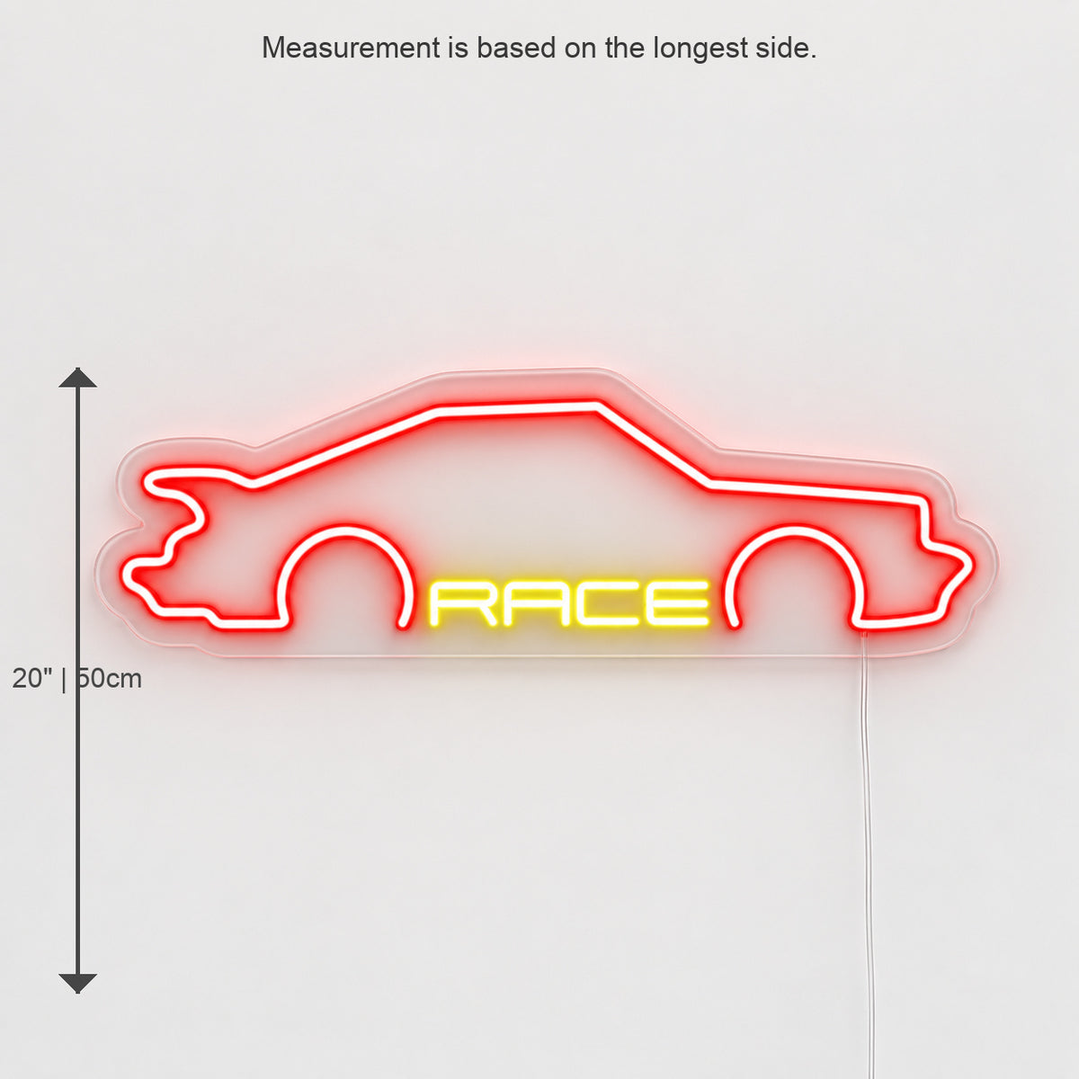 Race Sports Car LED Neon Sign Garage Neon Sign image 05