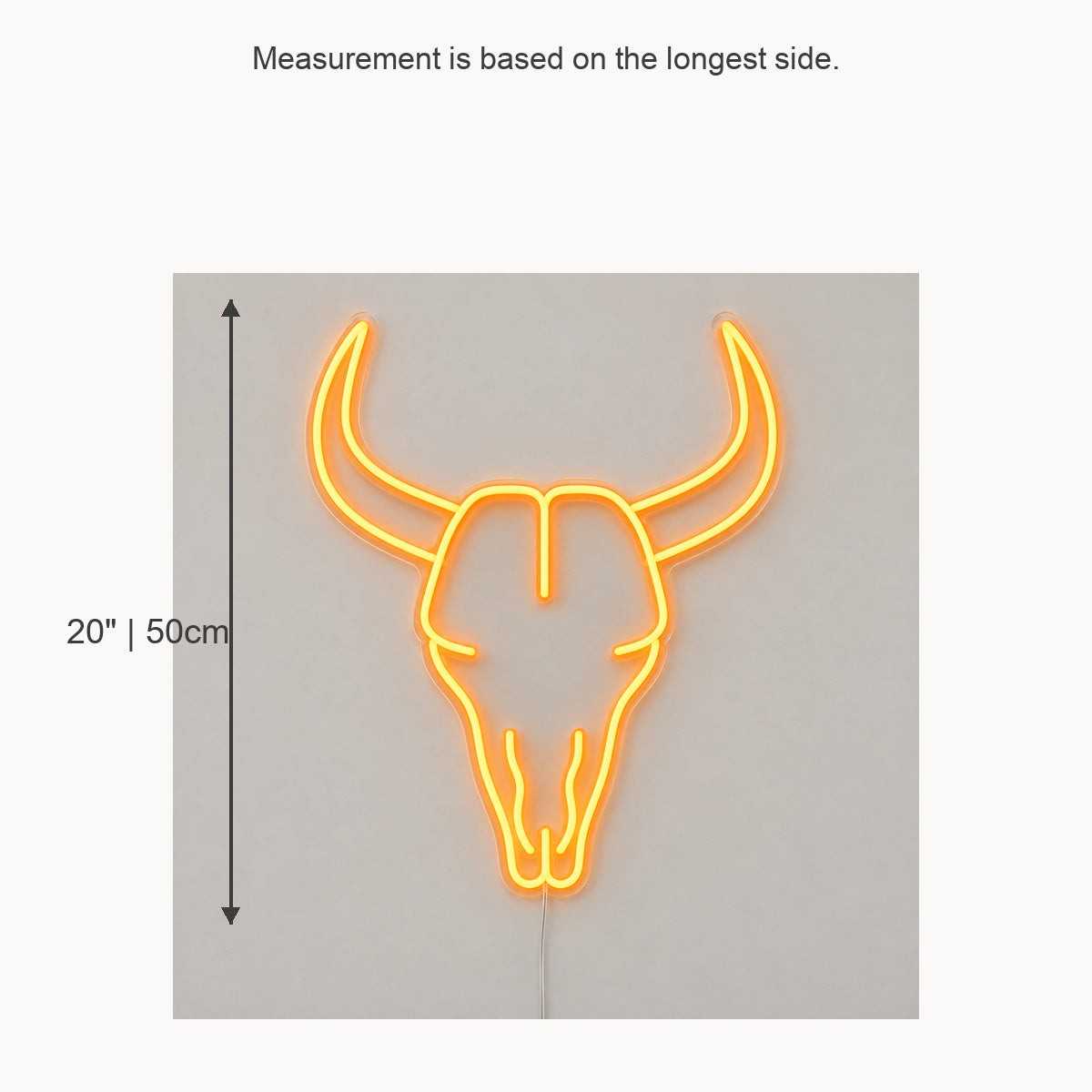 Ranch Bull Skull Vintage LED Neon Sign Garage Neon Sign image 05