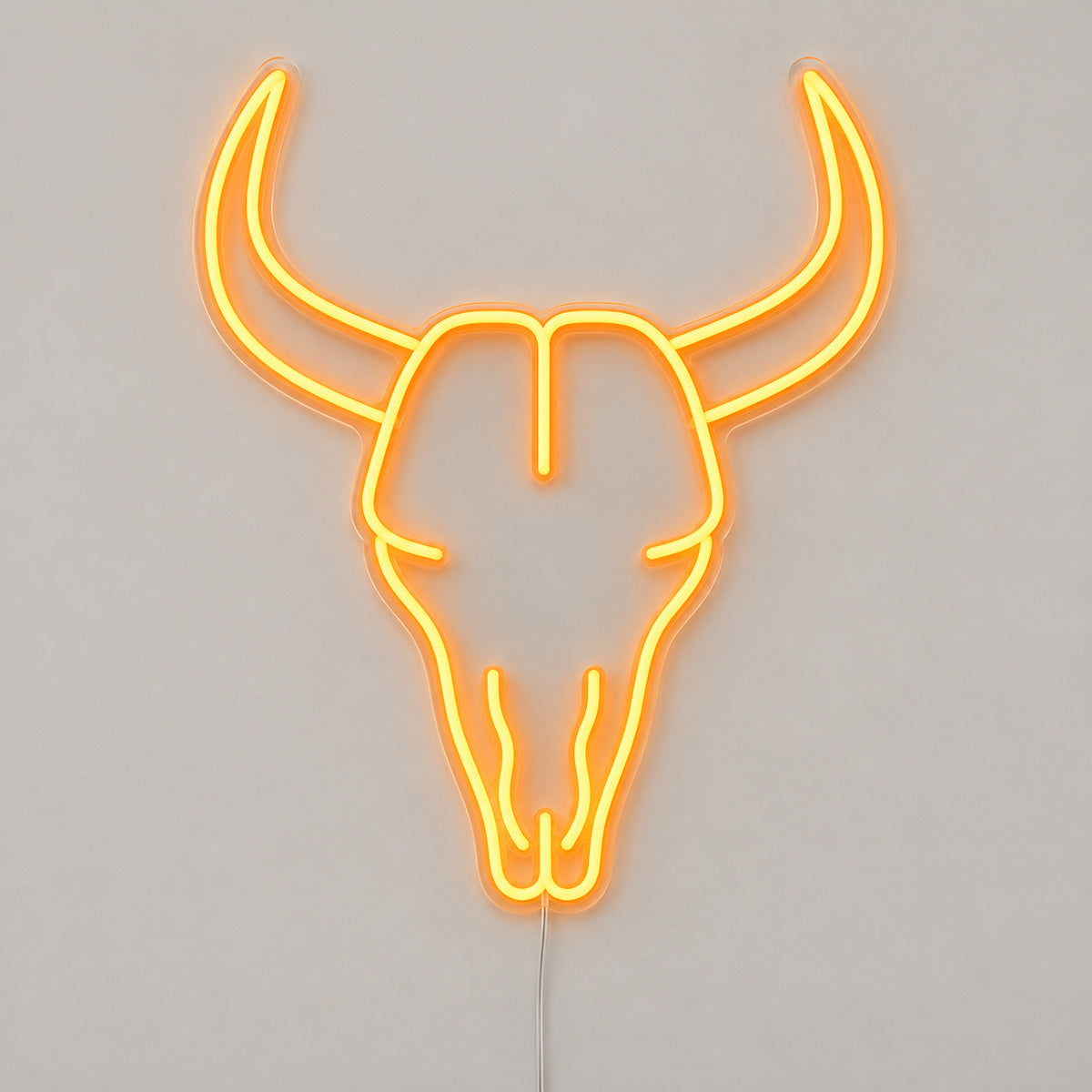 Ranch Bull Skull Vintage LED Neon Sign Garage Neon Sign image 06