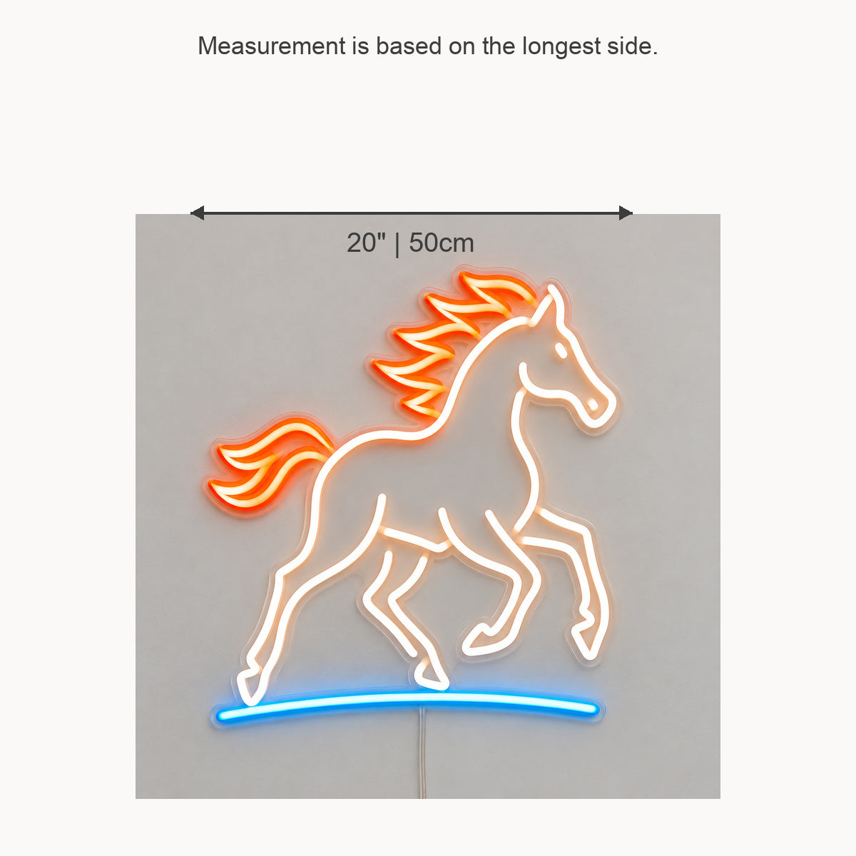 Ranch Horse Vintage LED Neon Sign Garage Neon Sign image 05