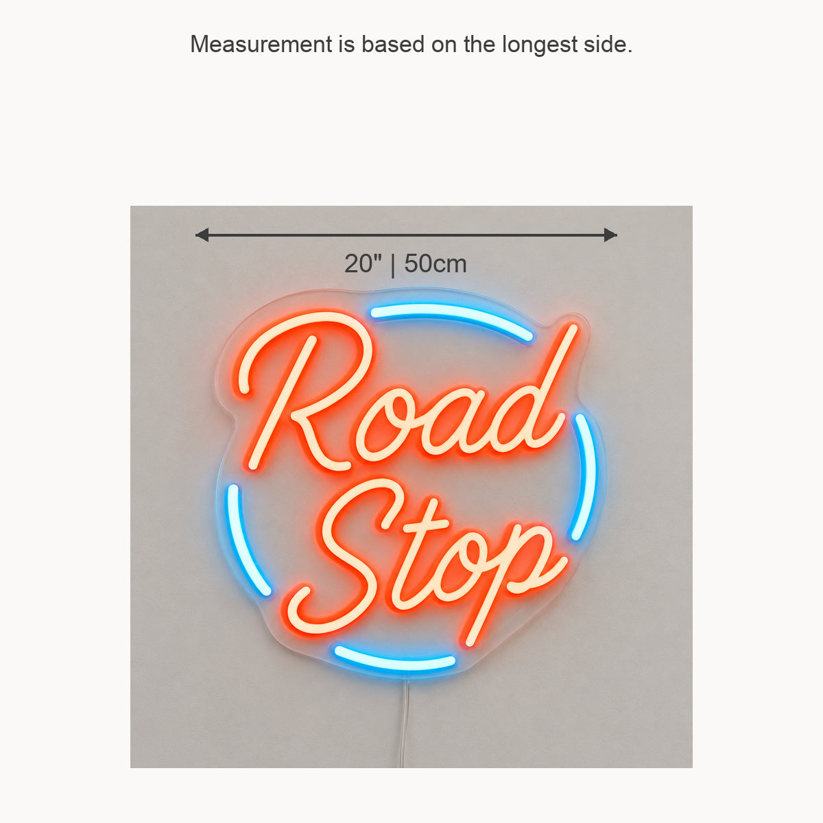 Road Stop Motel Vintage LED Neon Sign Garage Neon Sign image 05