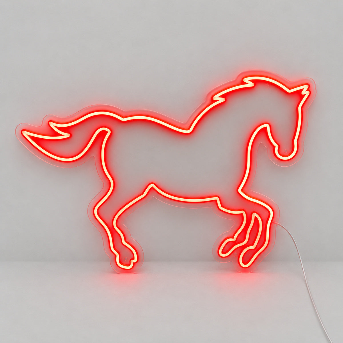Running Horse Outline Vintage LED Neon Sign image 06