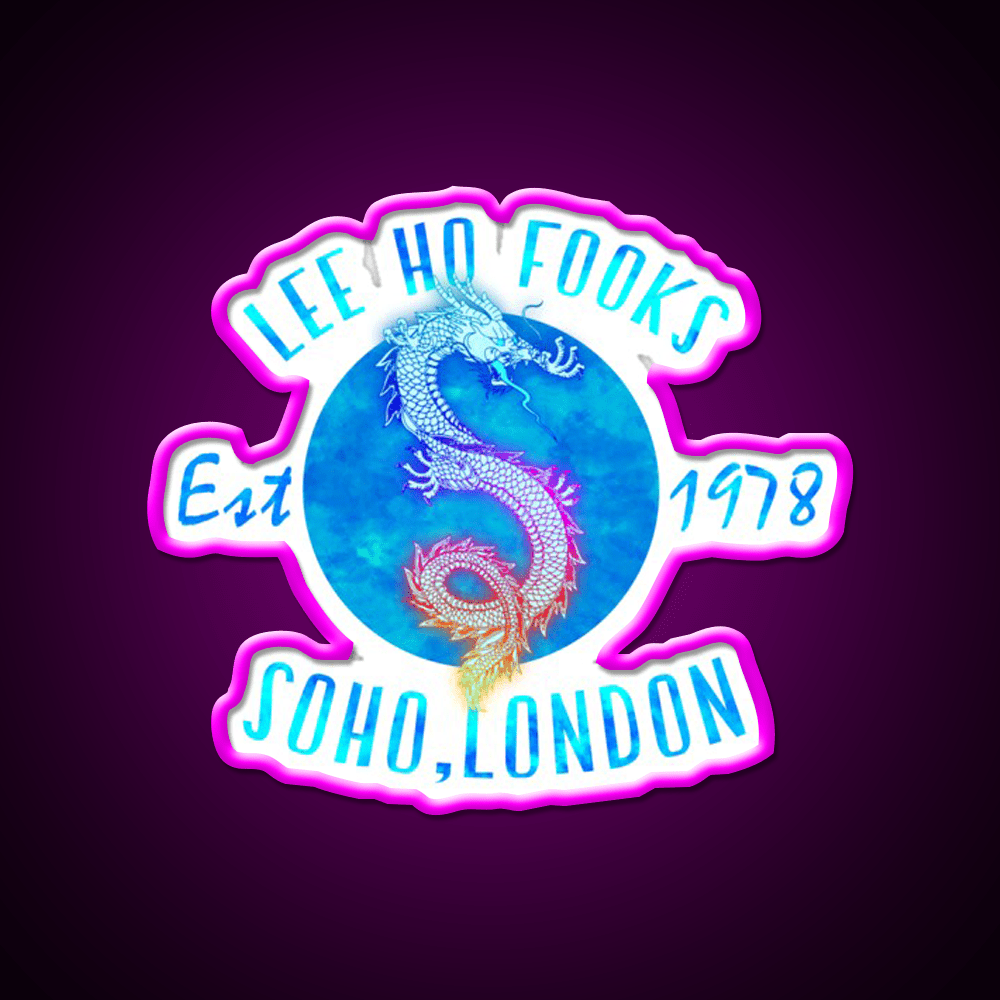 Lee Ho Fooks Dragon London Asian Cultural Led Neon Sign Rgb Color - Shineneon