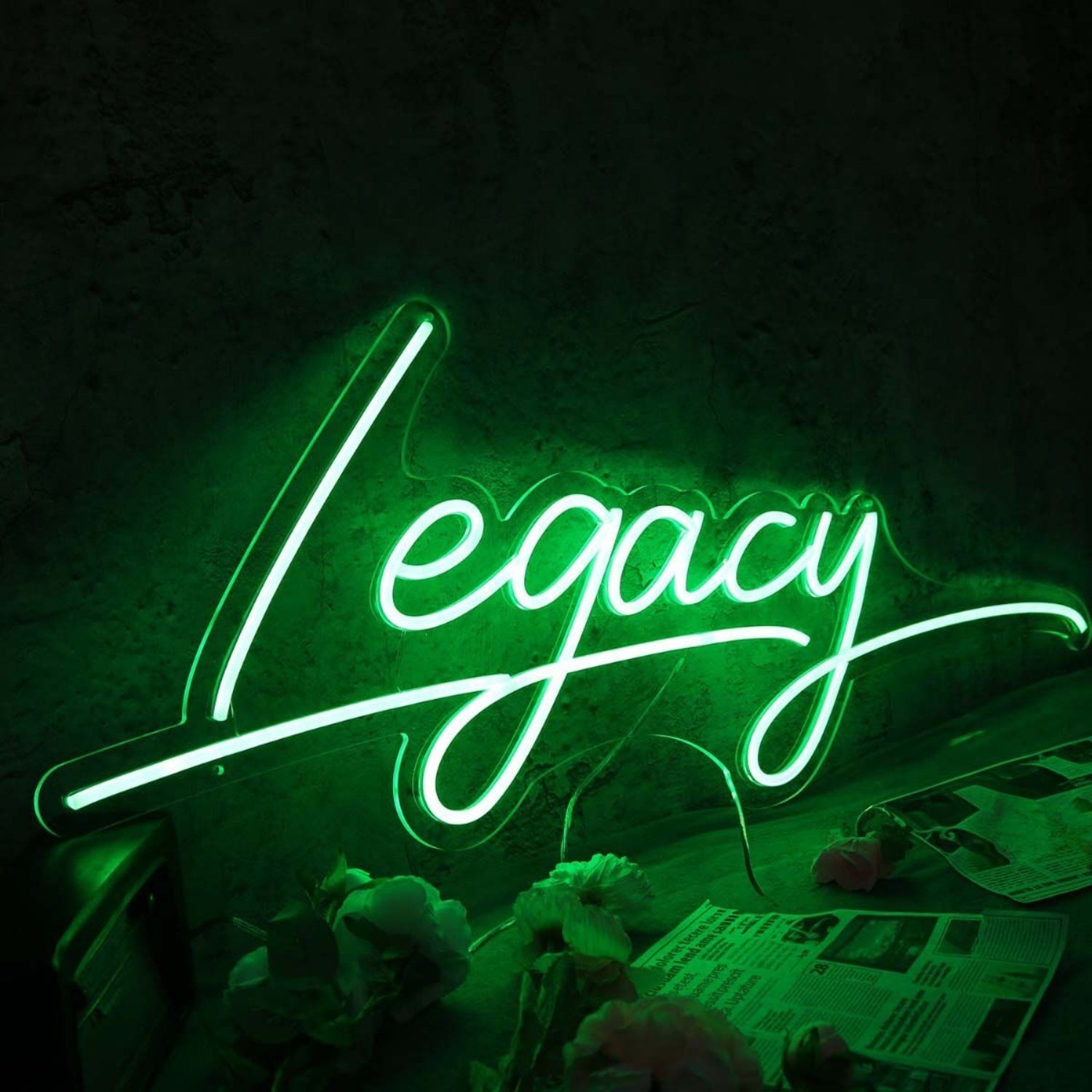 Legacy Green Led Neon Sign - Shineneon