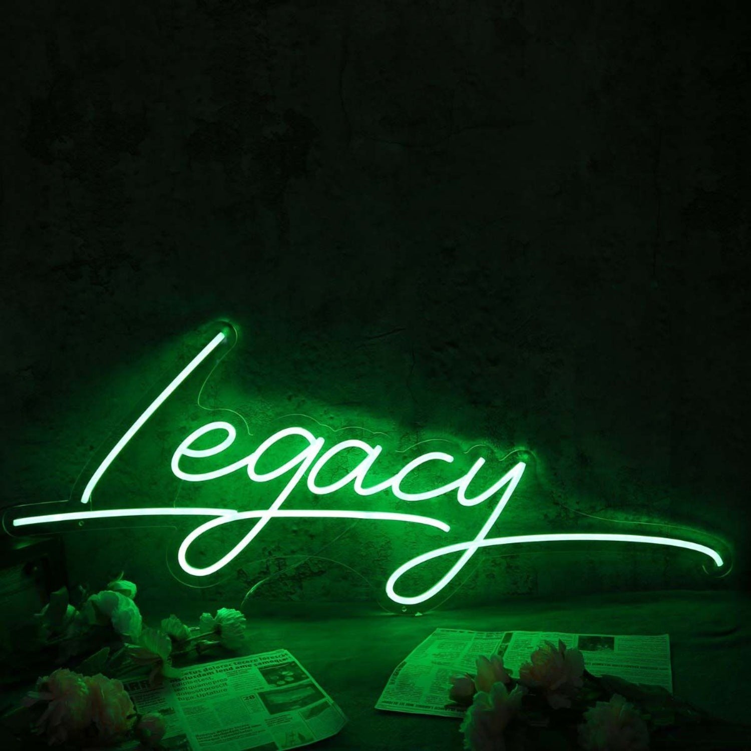 Legacy Green Led Neon Sign - Shineneon