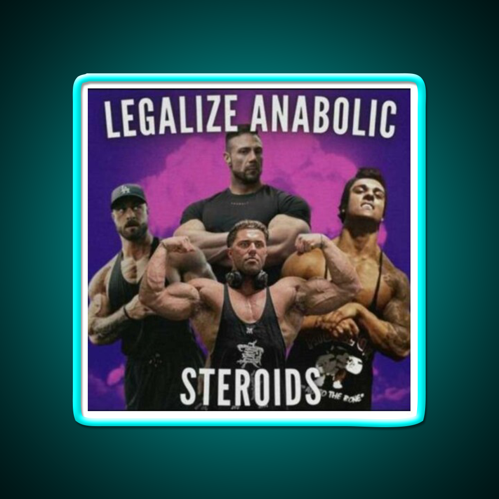 Legalize Anabolic Steroids Gym Fitness Led Neon Sign Rgb Color