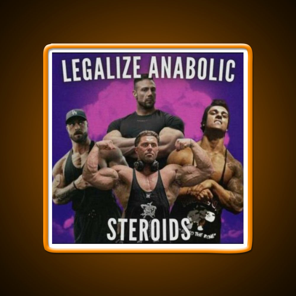 Legalize Anabolic Steroids Gym Fitness Led Neon Sign Rgb Color