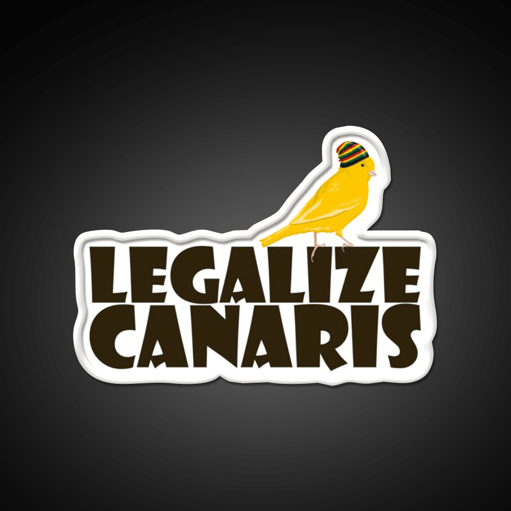 Legalize Canaris Hemp Inspired Green Leaf Led Neon Sign Rgb Color - Shineneon