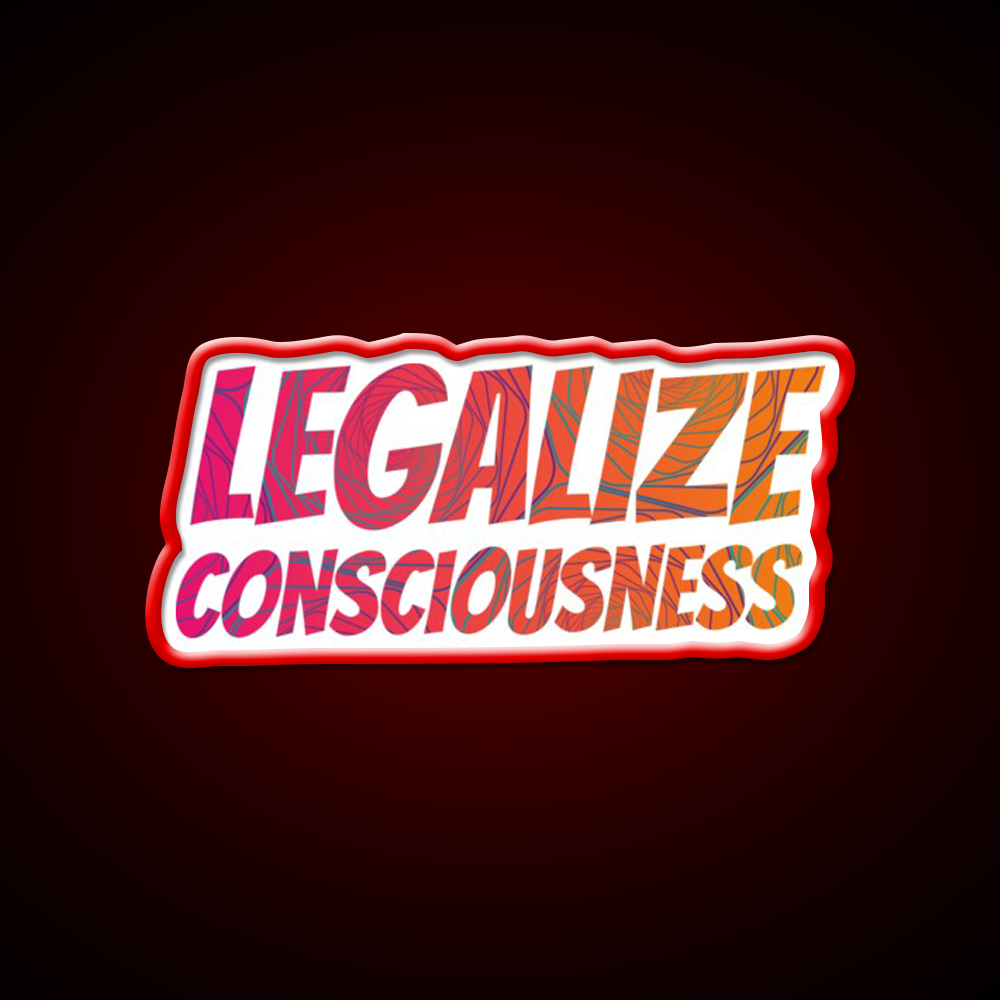 Legalize Consciousness Hemp Inspired Green Leaf Led Neon Sign Rgb Color - LED neon sign view 10