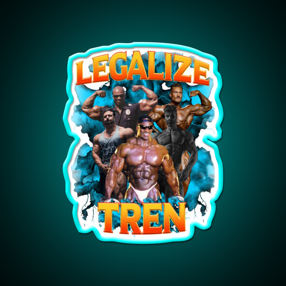 Legalize Tren 2 Gym Fitness Led Neon Sign Rgb Color